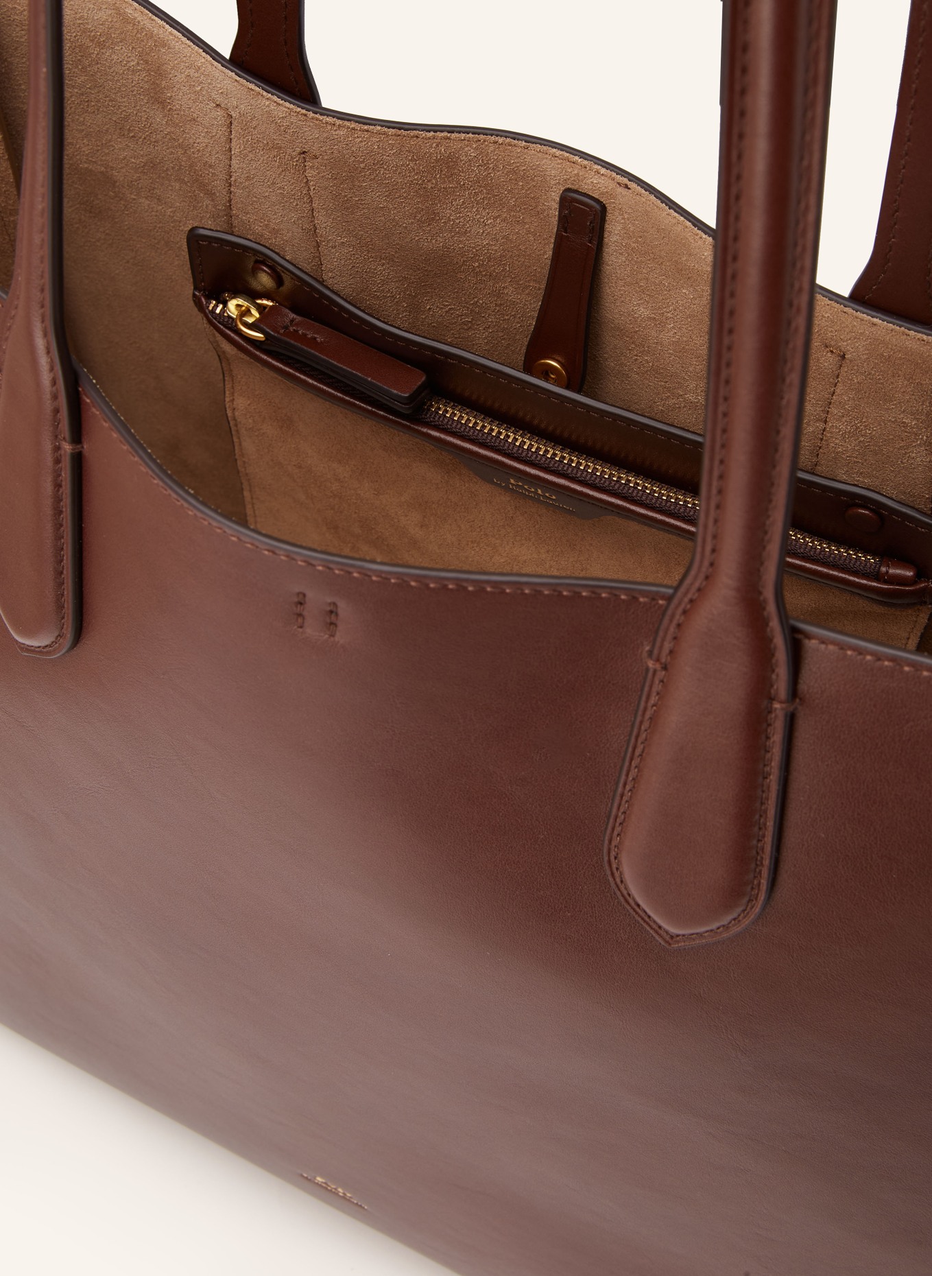 POLO RALPH LAUREN Shopper: DUNKELBRAUN / GOLD