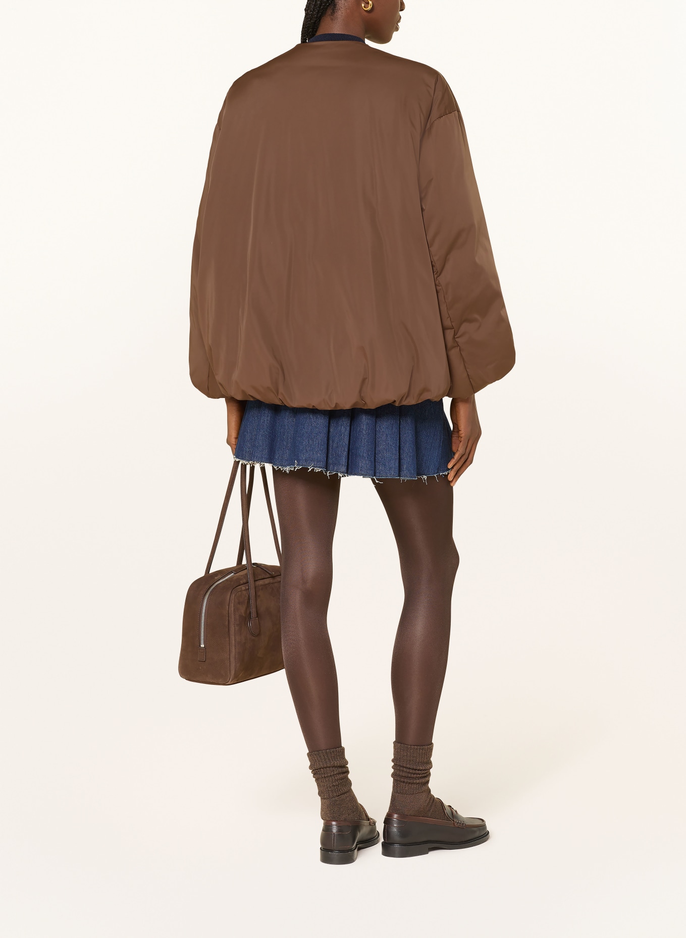 MRS & HUGS Daunenjacke: DUNKELBRAUN