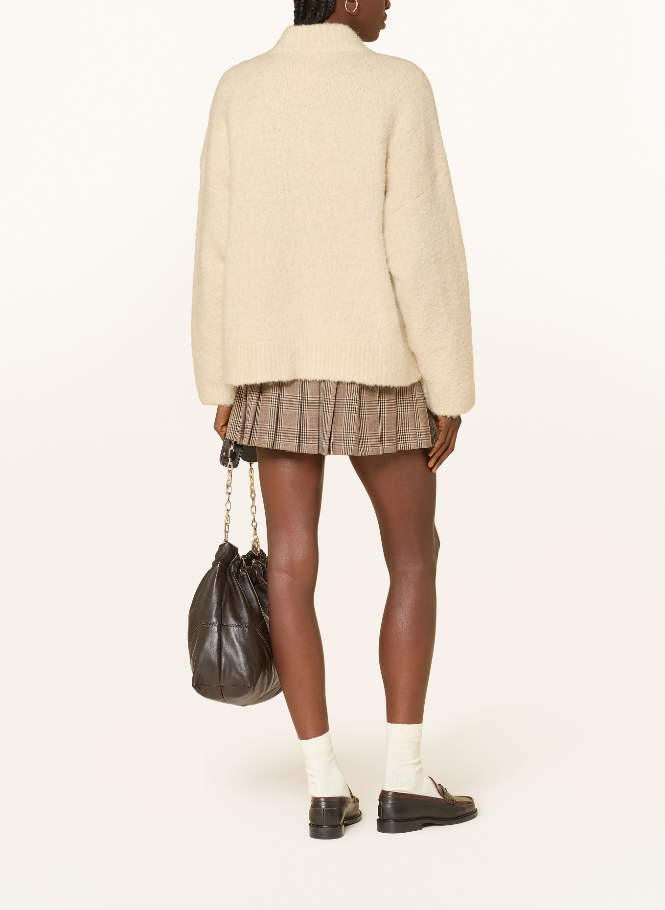 WRSTBHVR Oversized-Strickjacke RASO aus Bouclé: ECRU