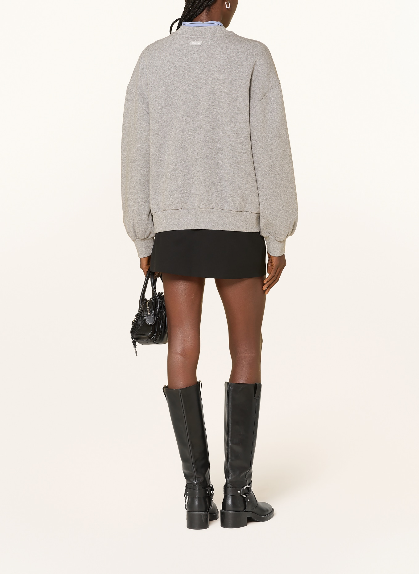 WRSTBHVR Oversized-Sweatshirt LOANA: GRAU