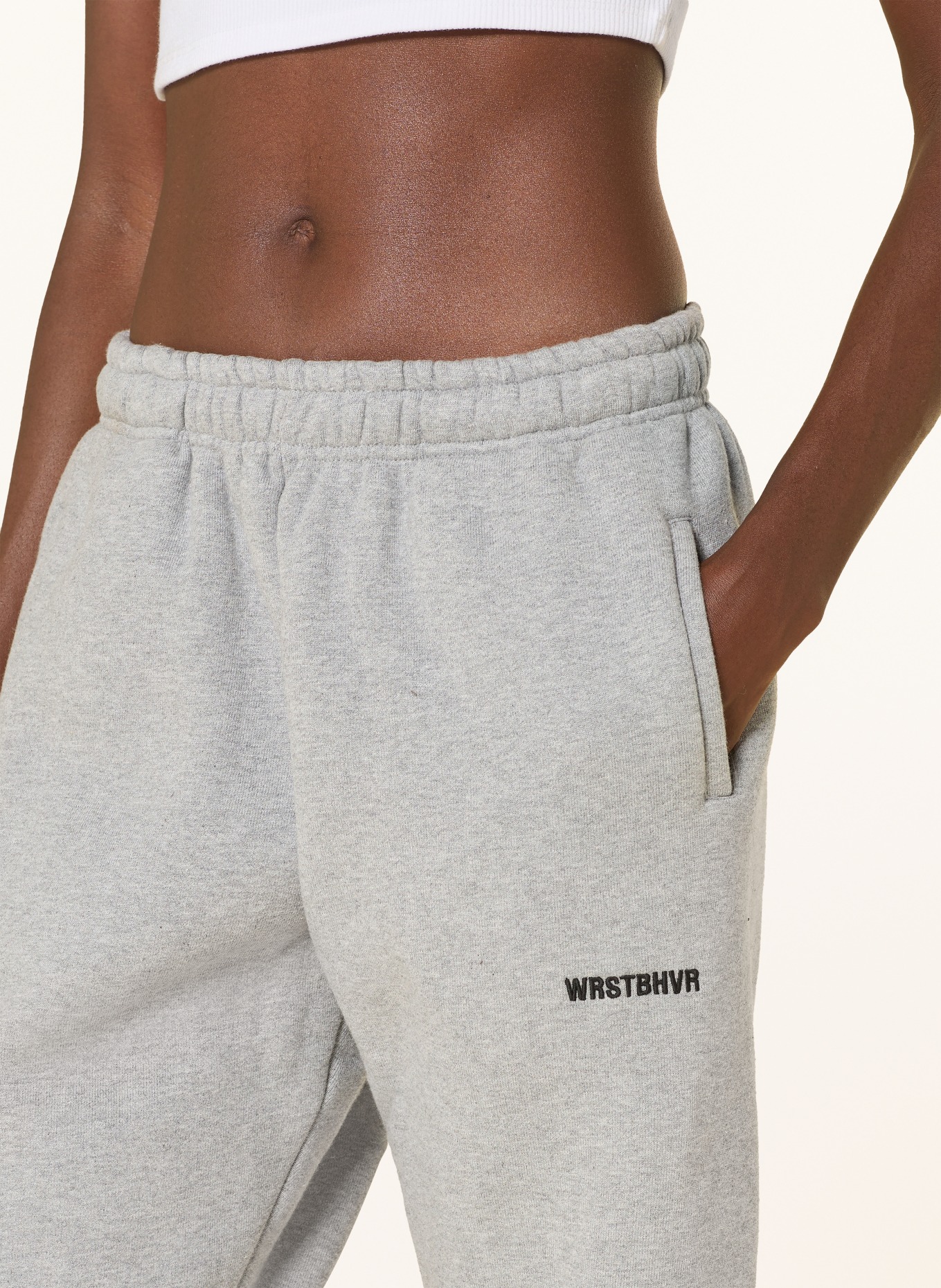 WRSTBHVR Sweatpants HERA: HELLGRAU