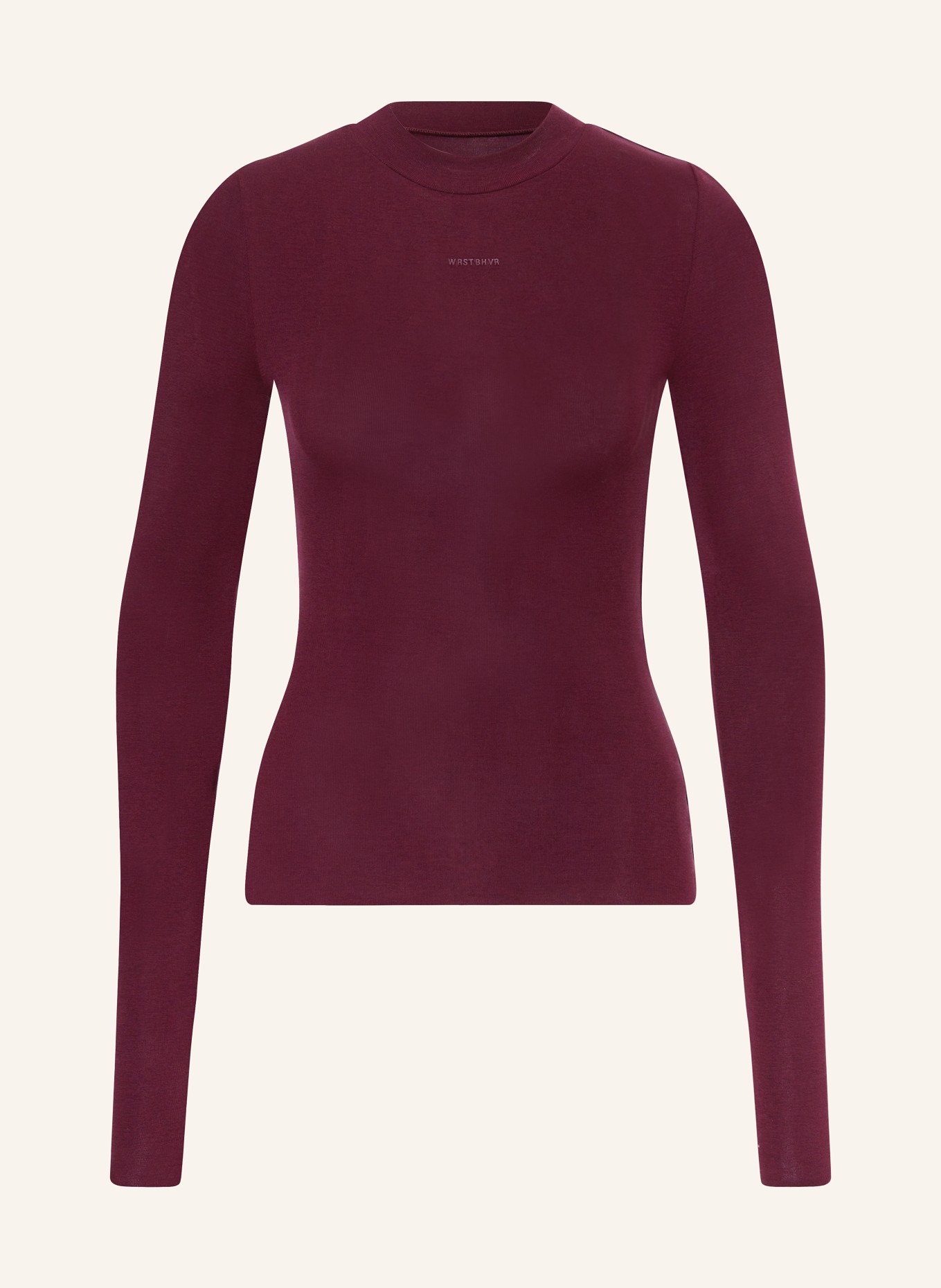 WRSTBHVR AMBER long-sleeved shirt: DARK PURPLE