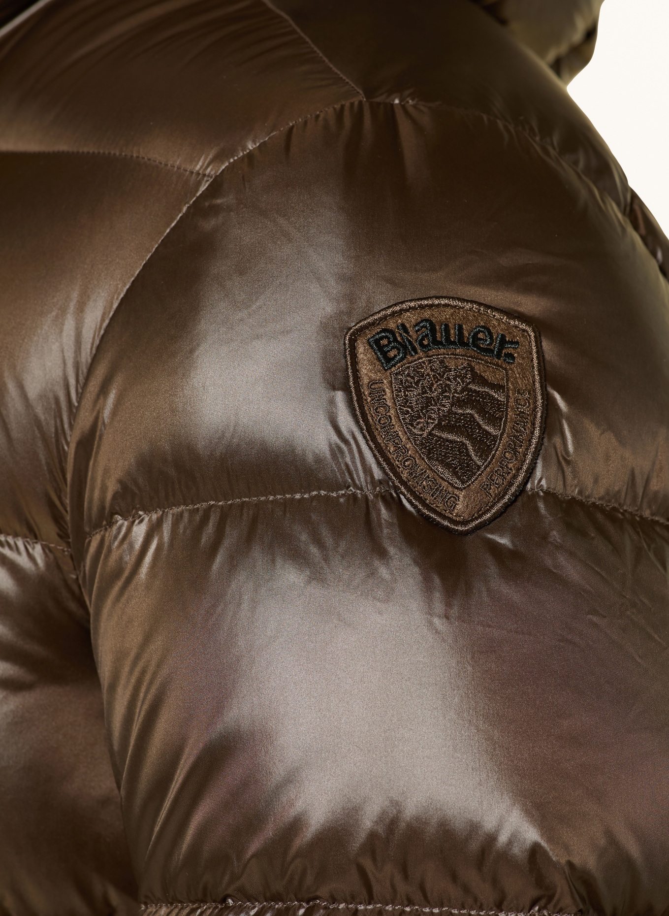 Blauer Daunenjacke CLIPPER: DUNKELBRAUN