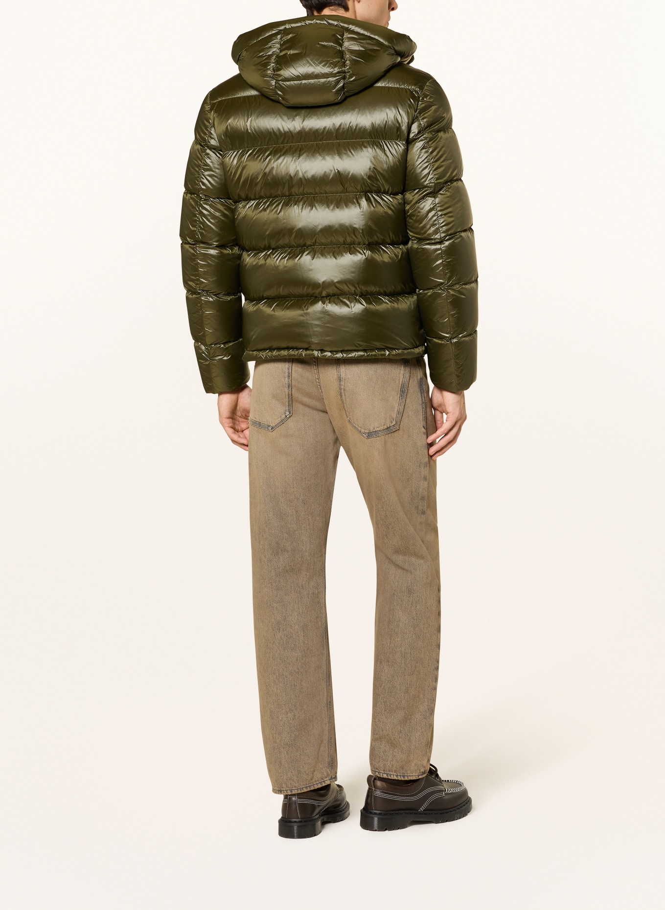 Blauer Daunenjacke CLIPPER: OLIV