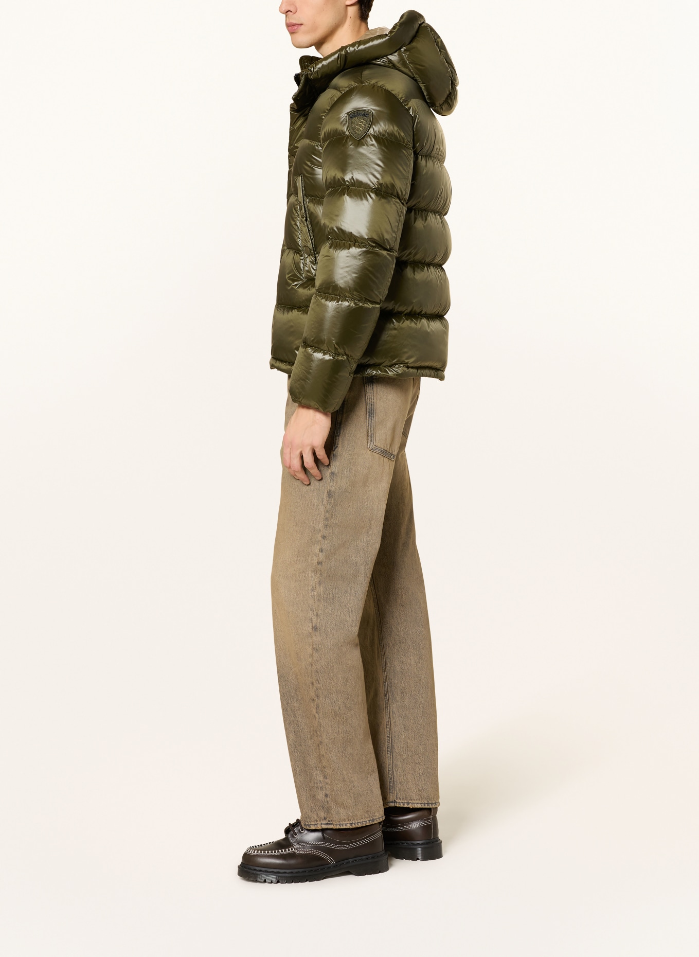 Blauer Daunenjacke CLIPPER: OLIV