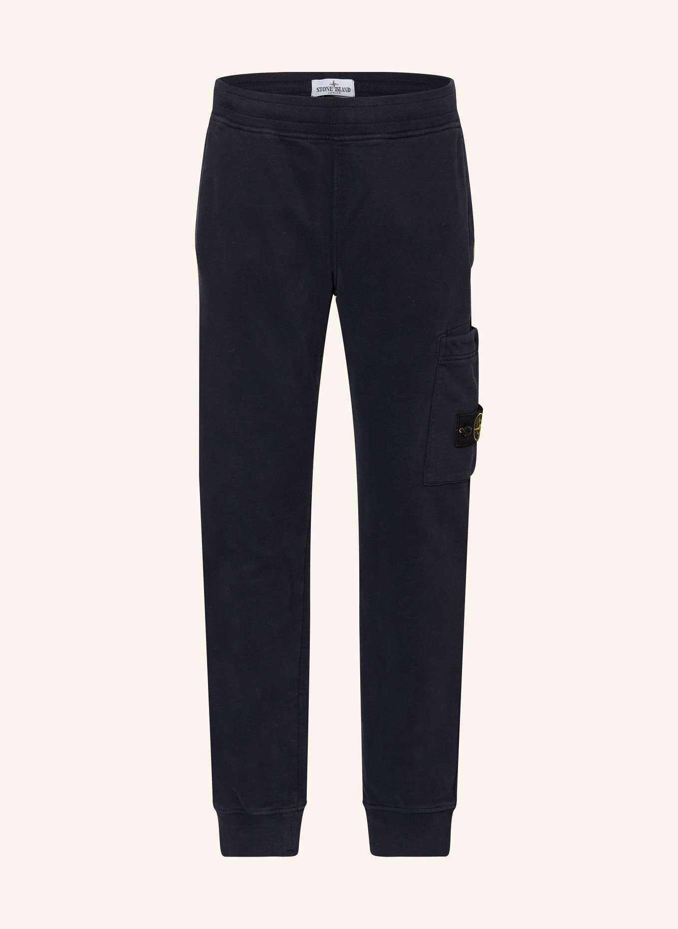 STONE ISLAND JUNIOR Sweatpants: DUNKELBLAU