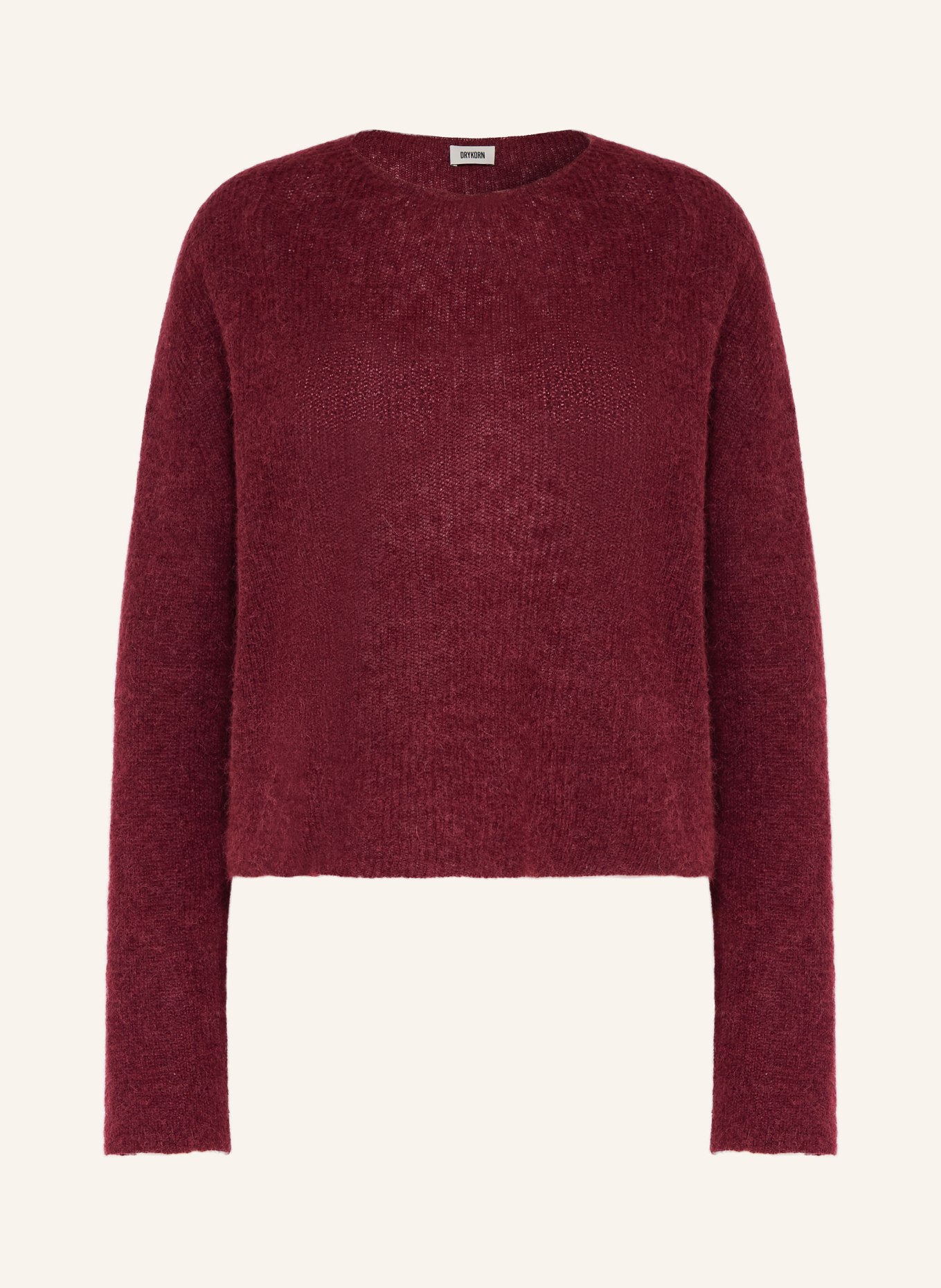 DRYKORN Pullover IMENY mit Alpaka: DUNKELROT