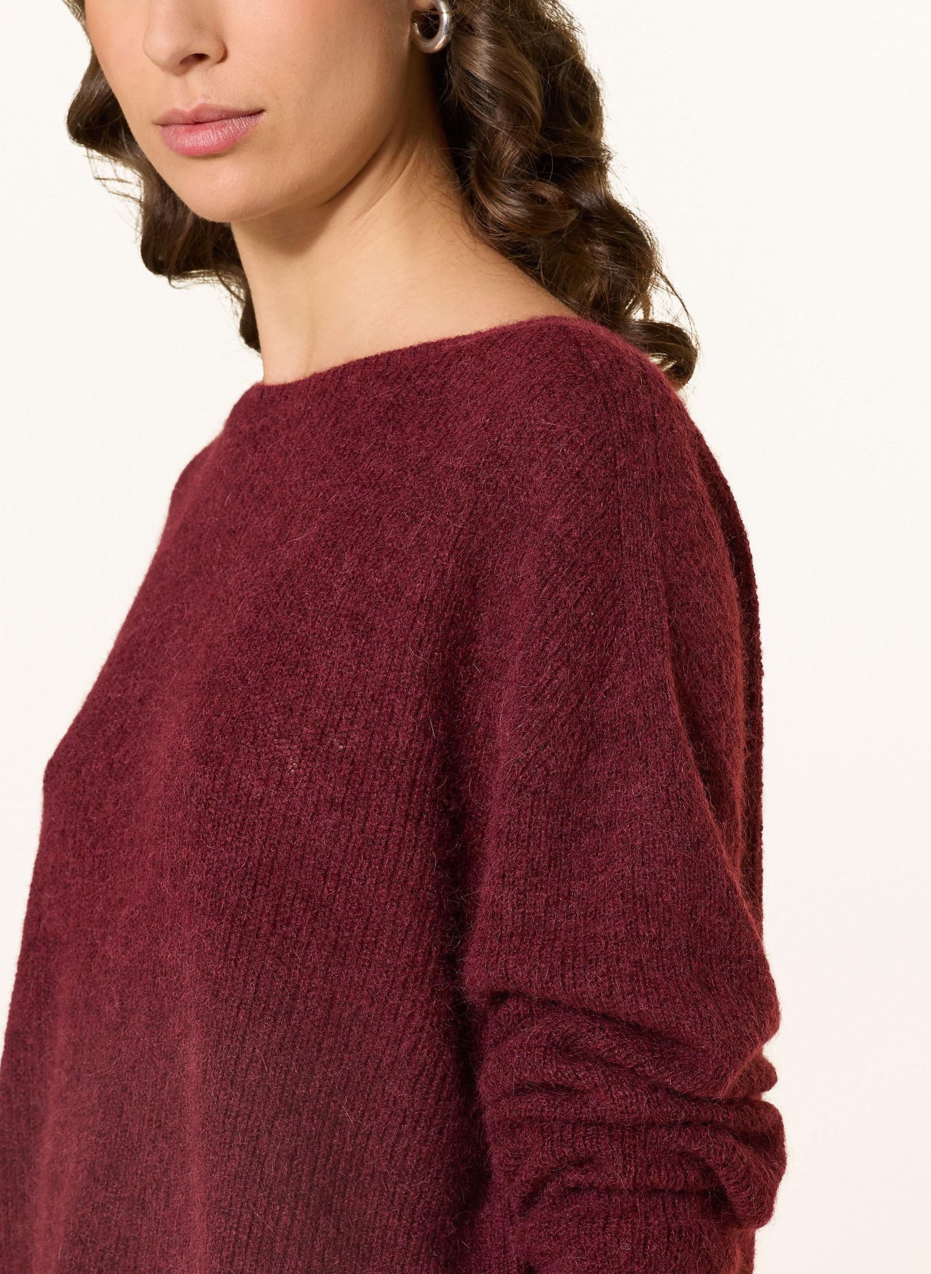 DRYKORN Pullover IMENY mit Alpaka: DUNKELROT
