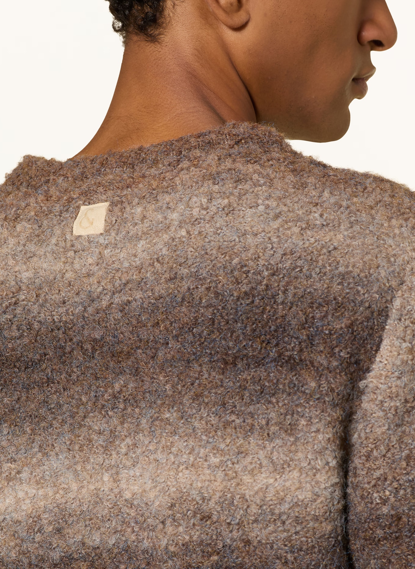 COLOURS & SONS Pullover: BRAUN / GRAU / SCHWARZ