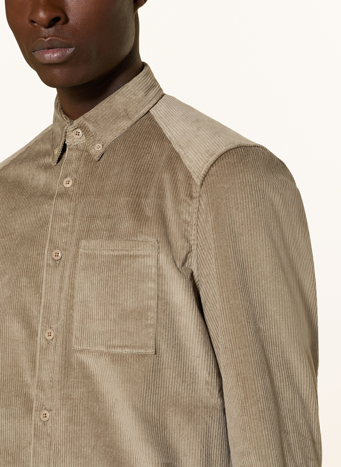 DRYKORN Koszula sztruksowa LIET comfort fit: JASNOBRĄZOWY