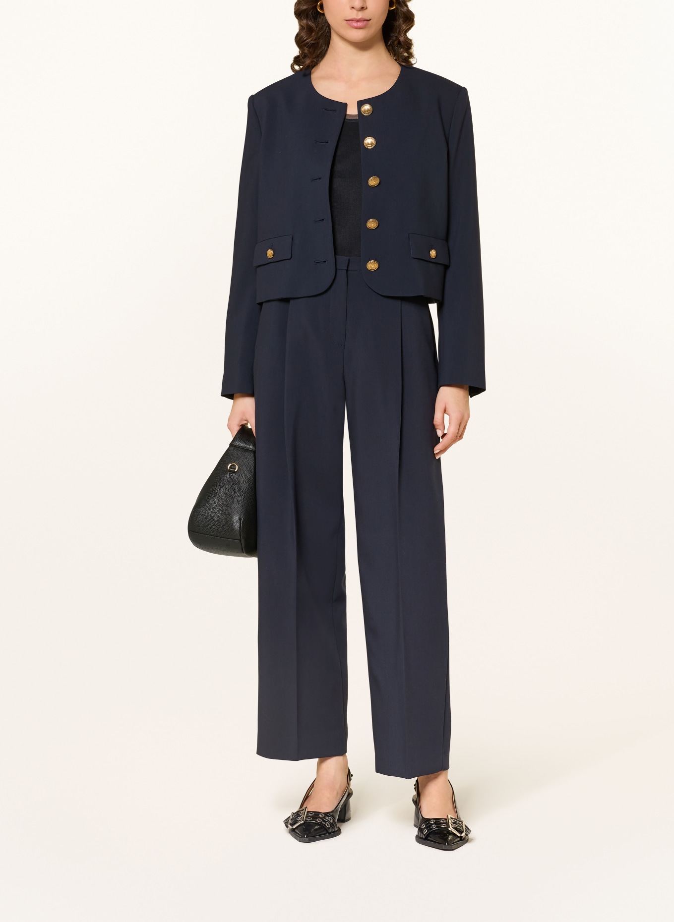 SEDUCTIVE Kastenjacke CATHERINE: DUNKELBLAU