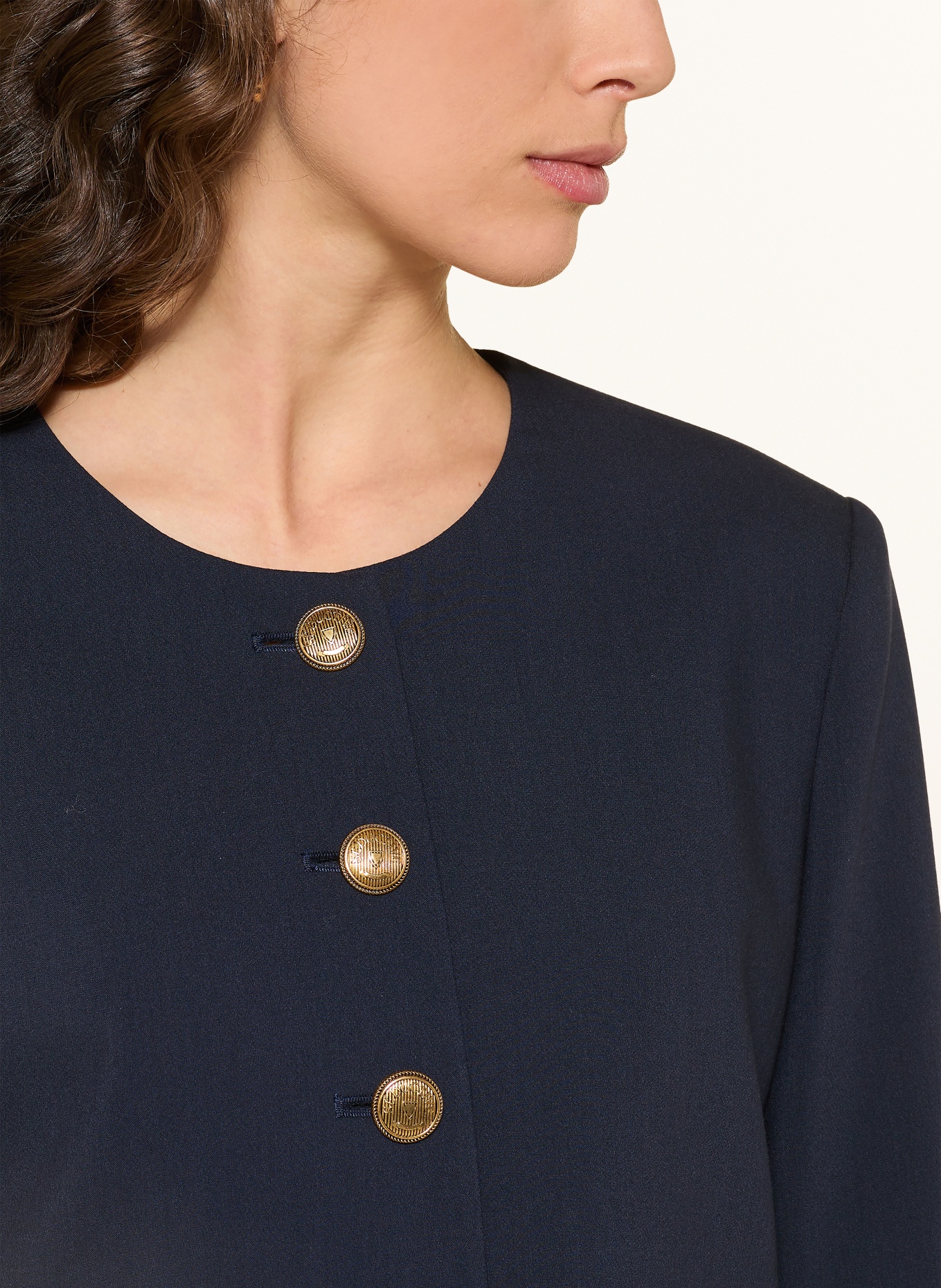 SEDUCTIVE Kastenjacke CATHERINE: DUNKELBLAU