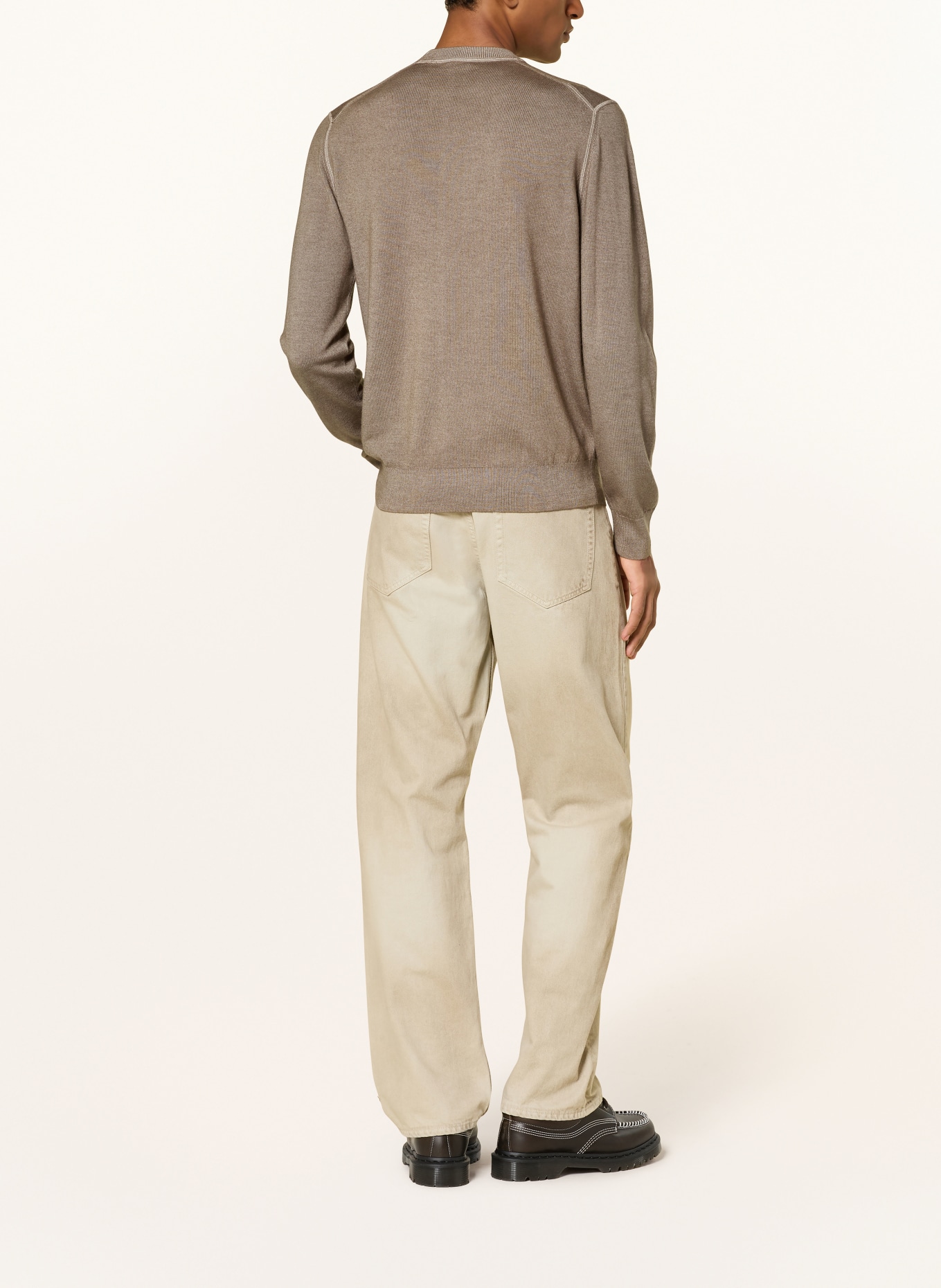 BOSS Pullover ASTEFO: BRAUN