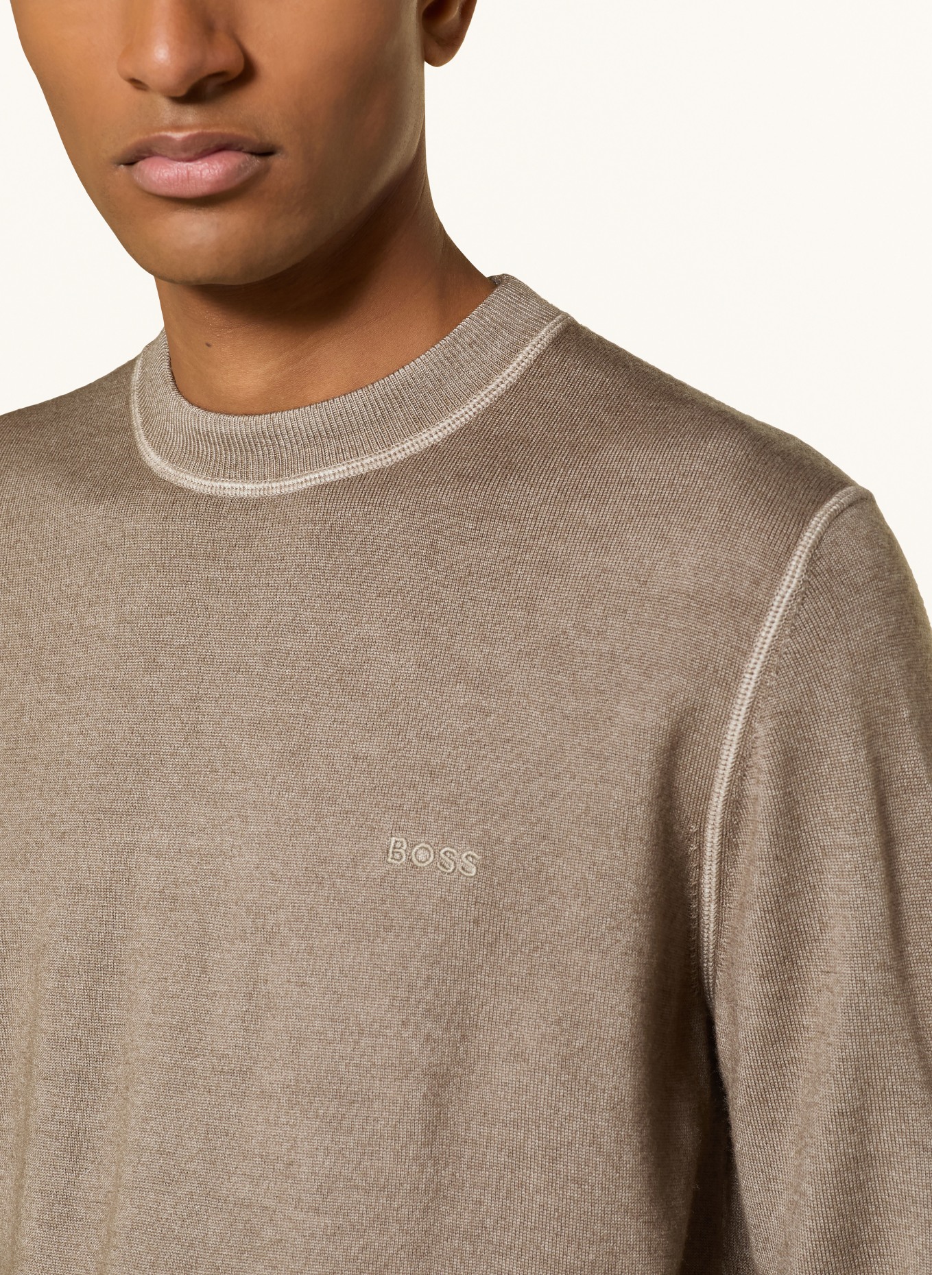 BOSS Pullover ASTEFO: BRAUN