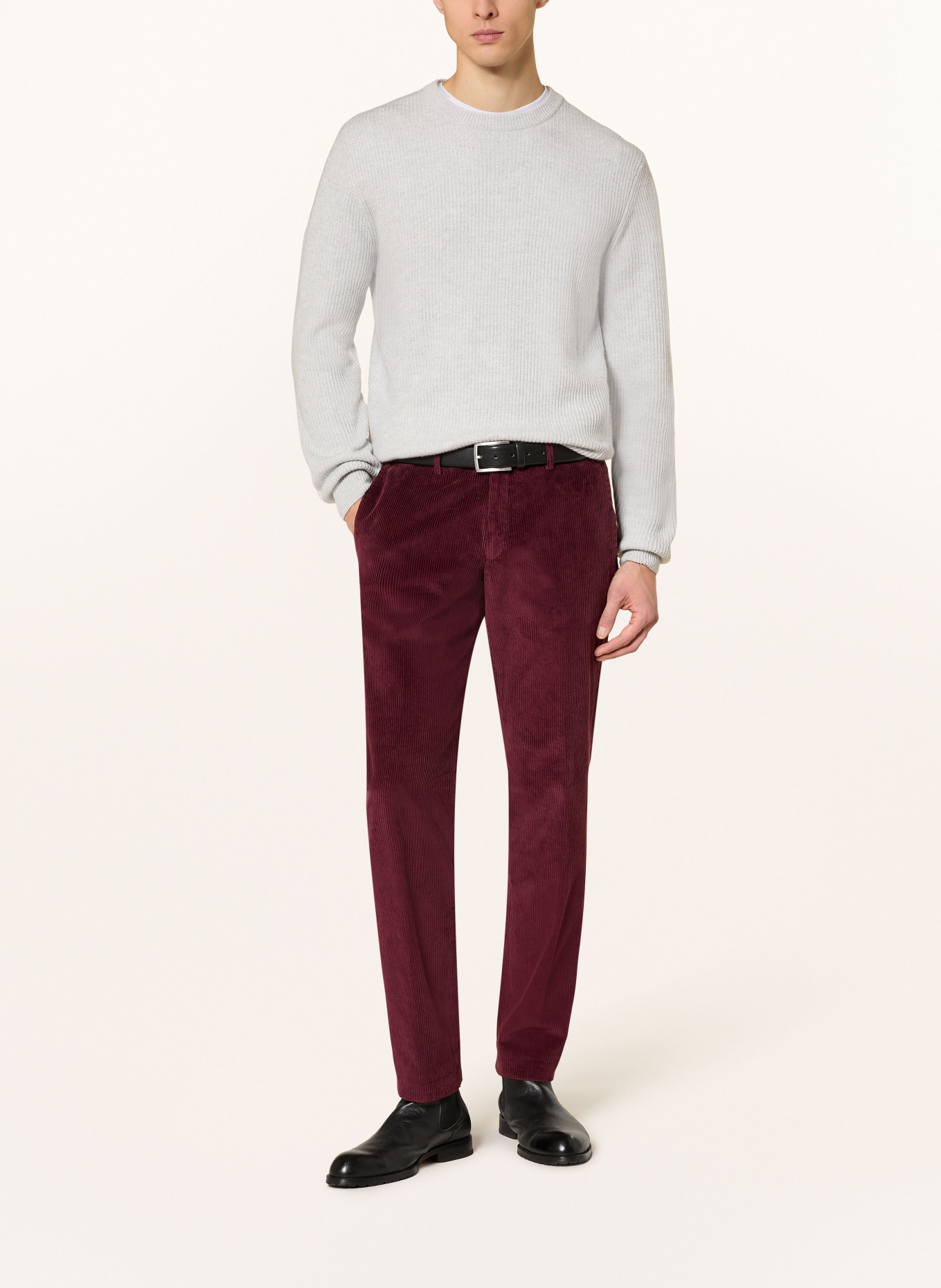 HILTL Cordchino Regular Fit: DUNKELROT