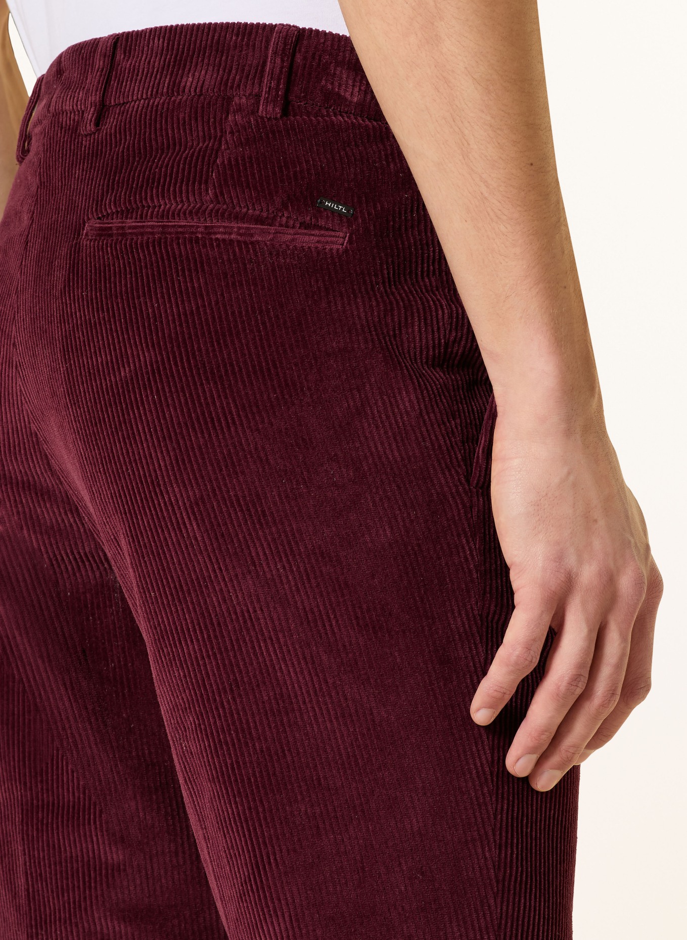 HILTL Cordchino Regular Fit: DUNKELROT