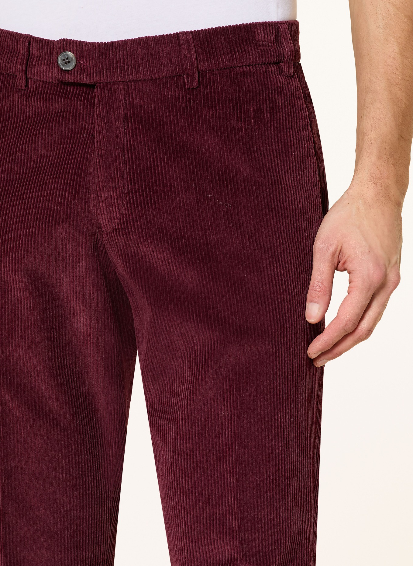 HILTL Cordchino Regular Fit: DUNKELROT