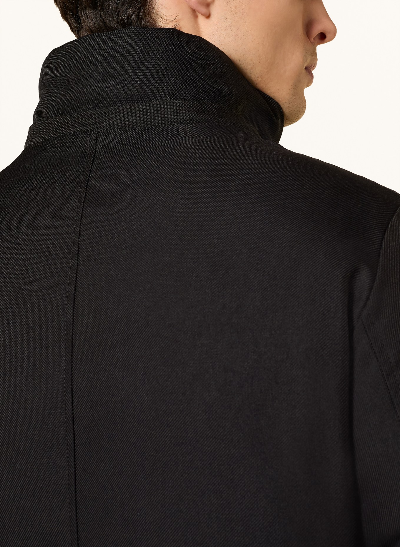 MILESTONE Parka MSKEITH mit abnehmbarer Kapuze: SCHWARZ