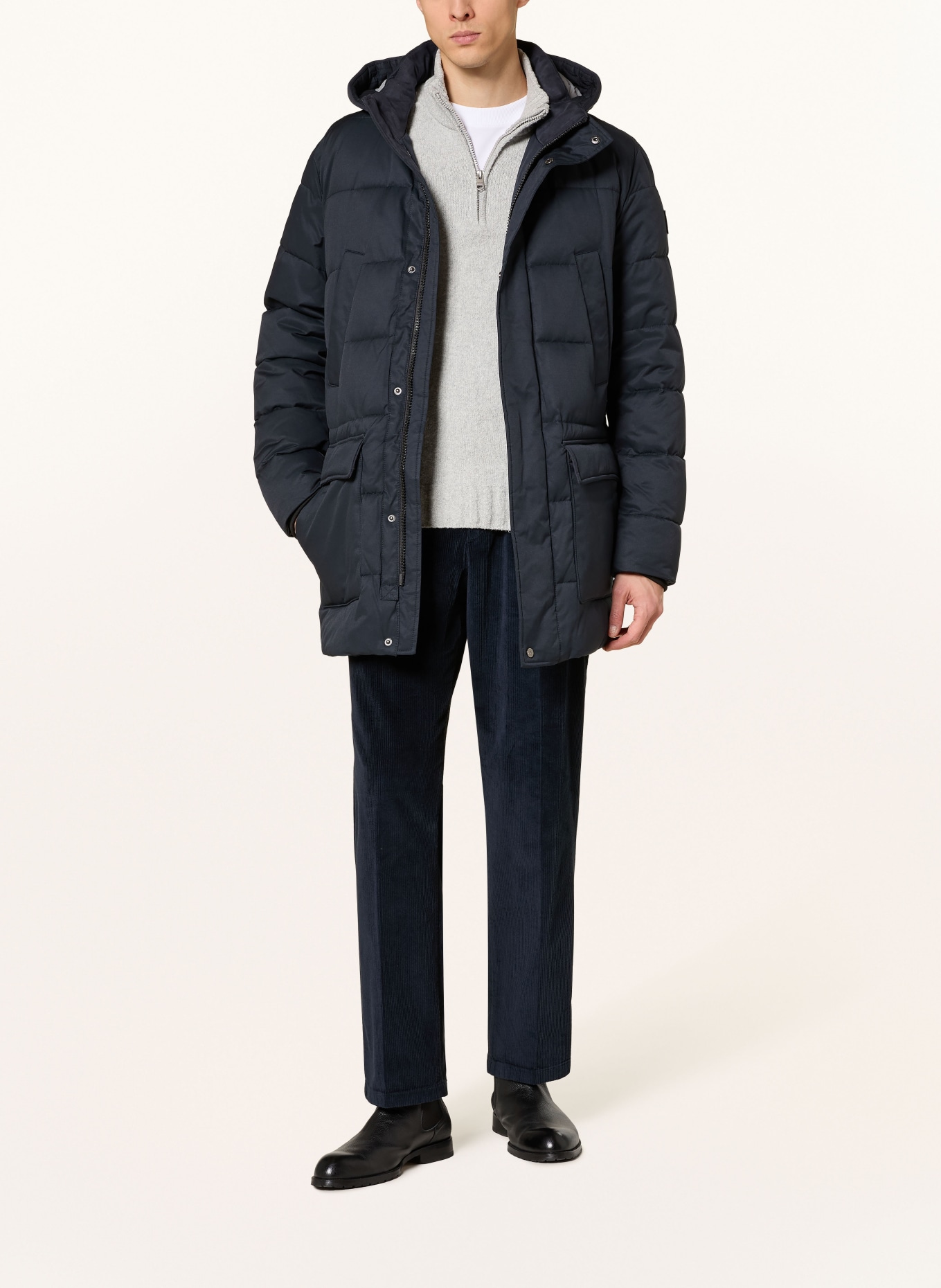 MILESTONE Parka MSLOUIS: DUNKELBLAU