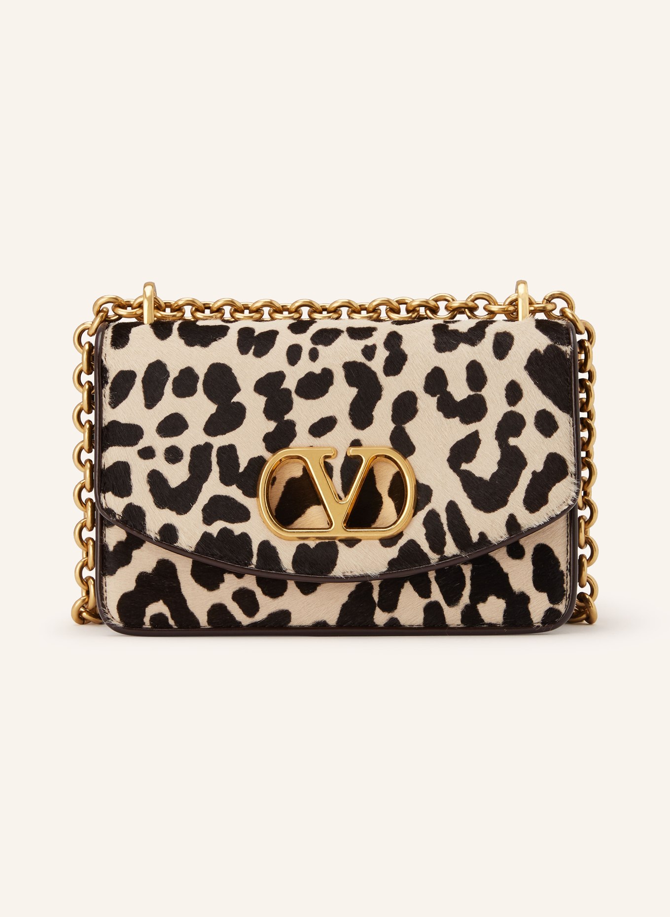 VALENTINO GARAVANI Schultertasche VAIN: CREME / SCHWARZ