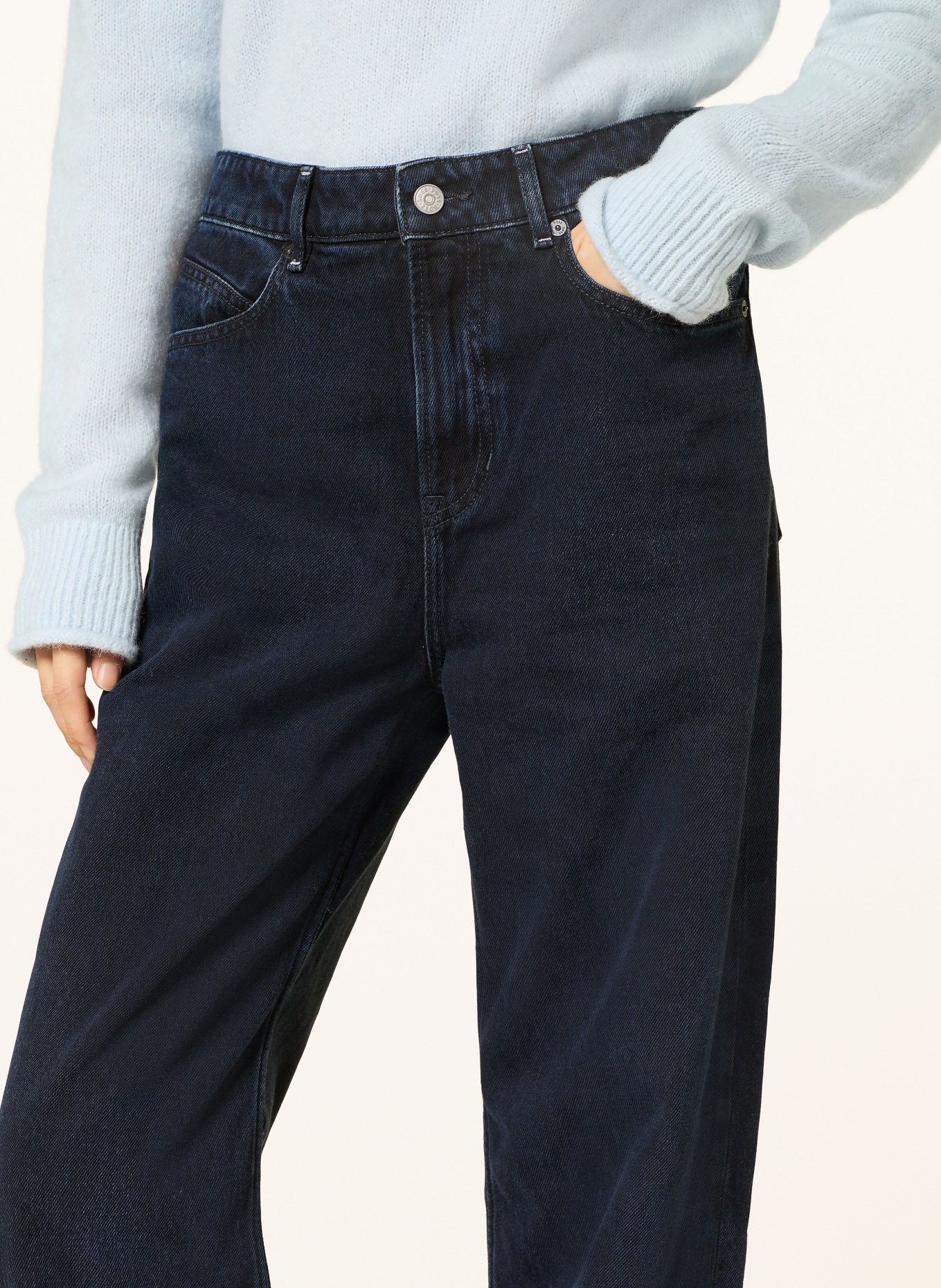 BOSS Straight jeans MARLENE: 402 DARK BLUE