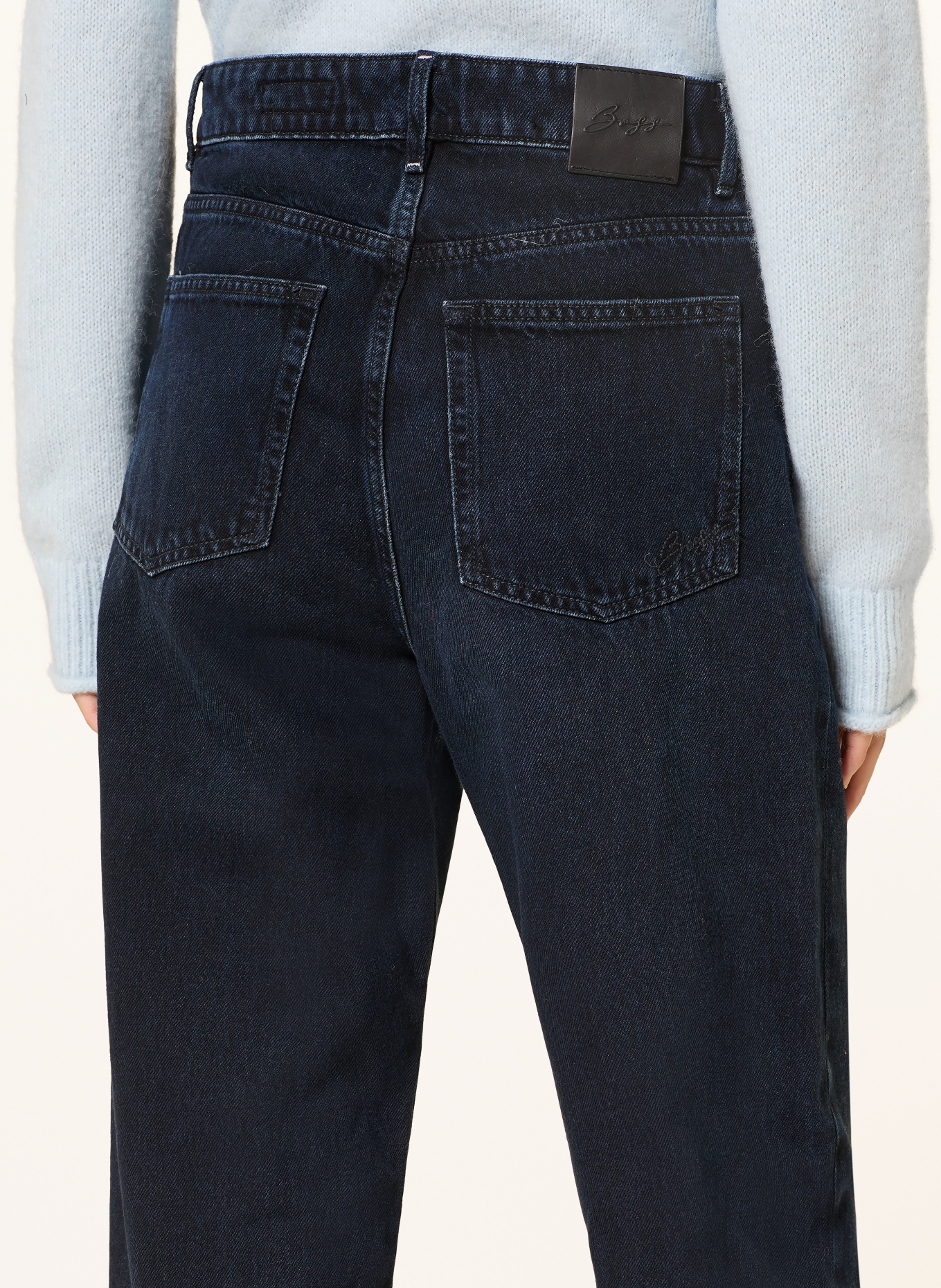 BOSS Straight jeans MARLENE: 402 DARK BLUE