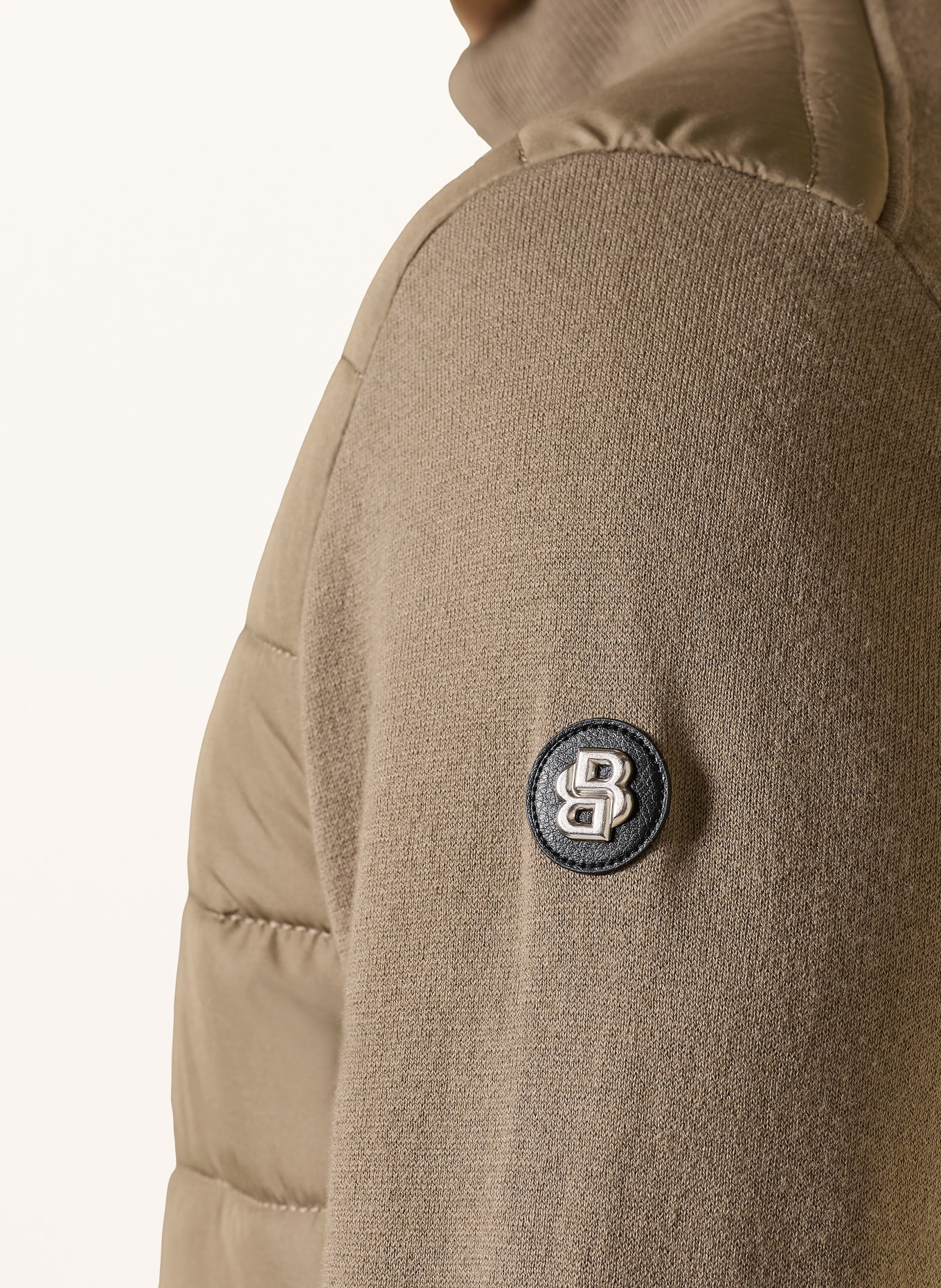 BOSS Steppjacke H-HERNESTO im Materialmix: KHAKI