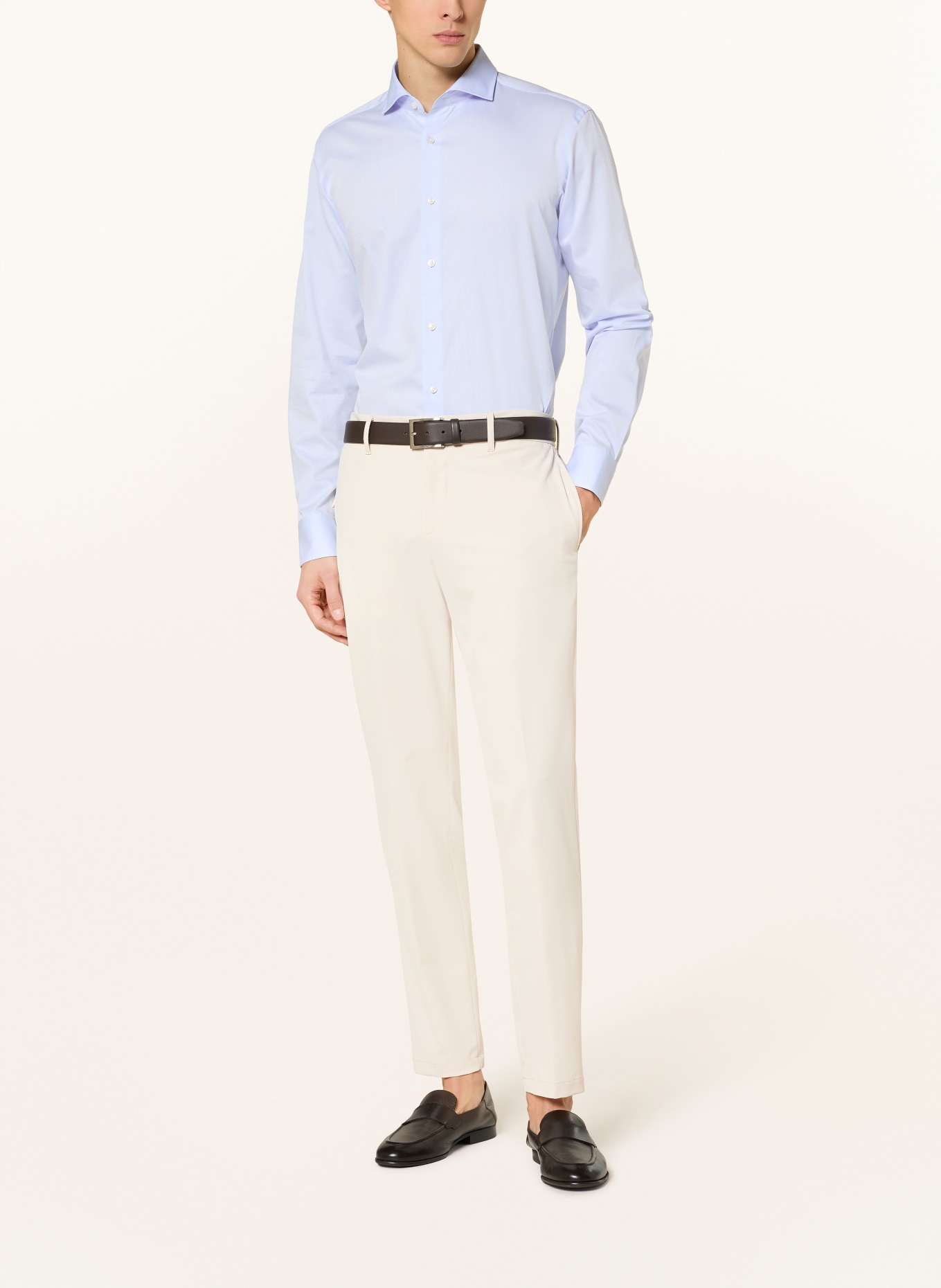 BOSS Businesshemd Regular Fit: HELLBLAU