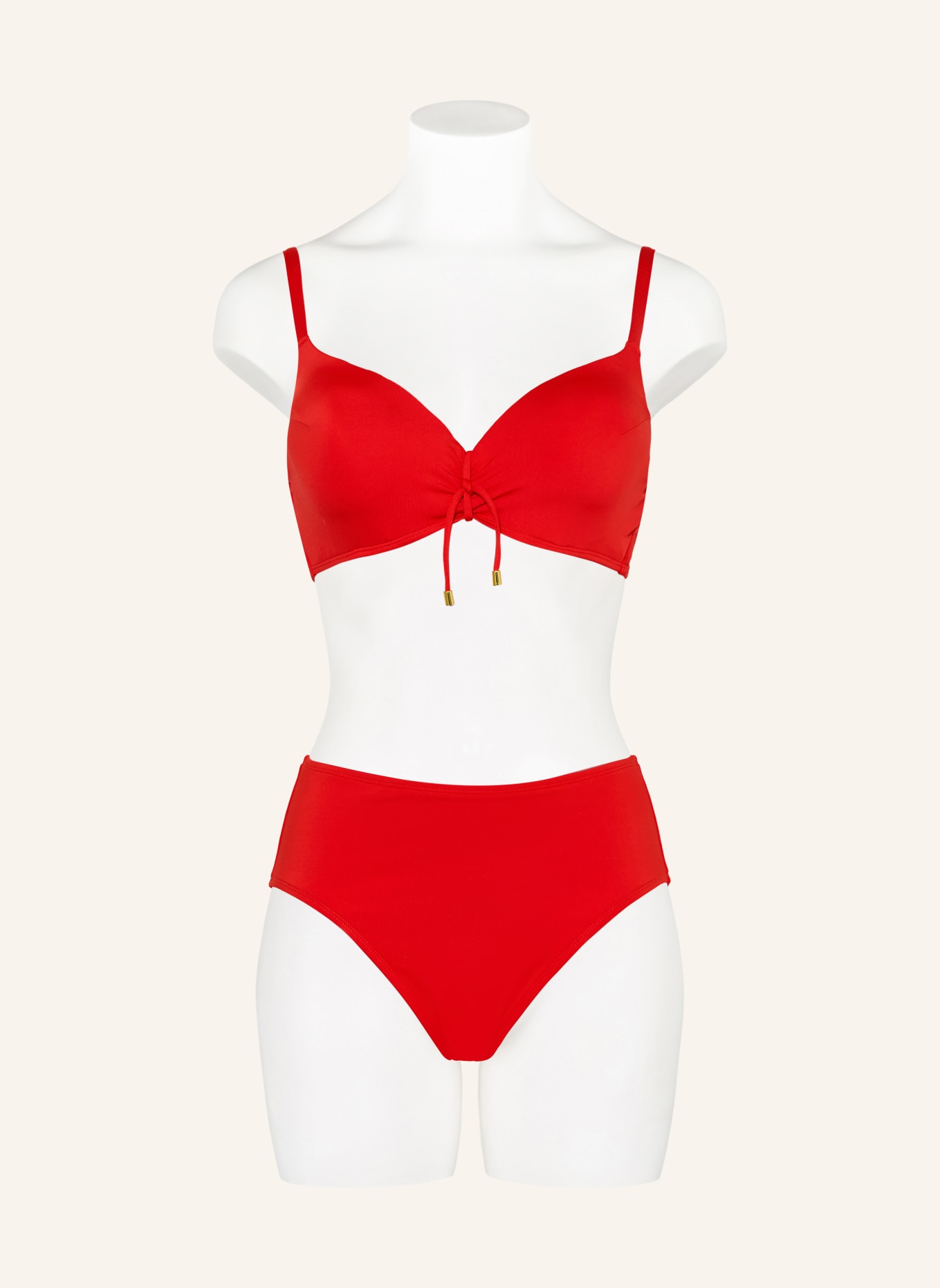 MARIE JO High-Waist-Bikini-Hose MADURAI: ROT