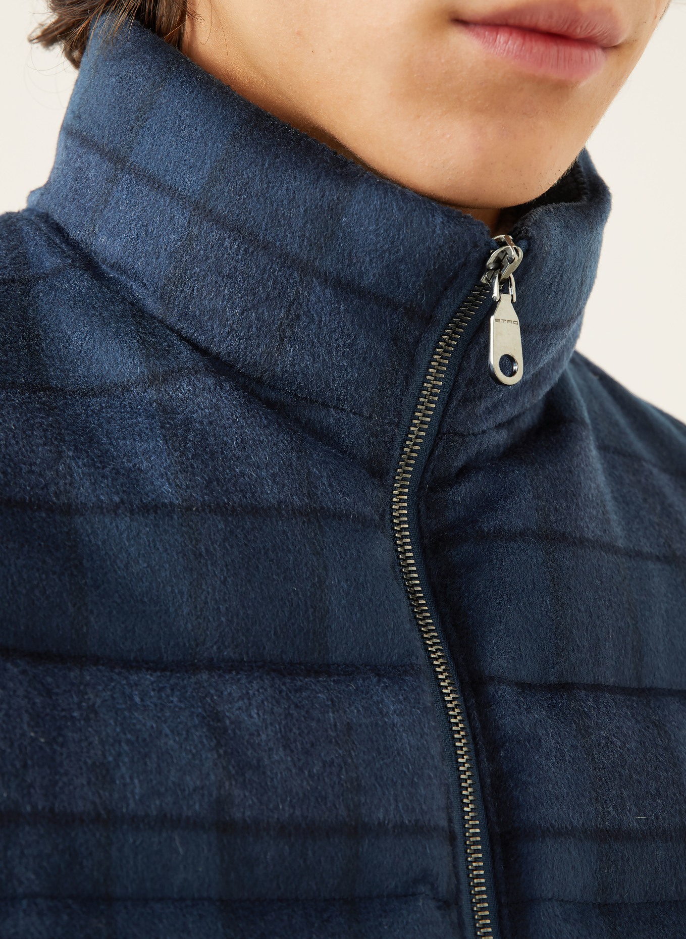 ETRO kamizelka puchowa: GRANATOWY