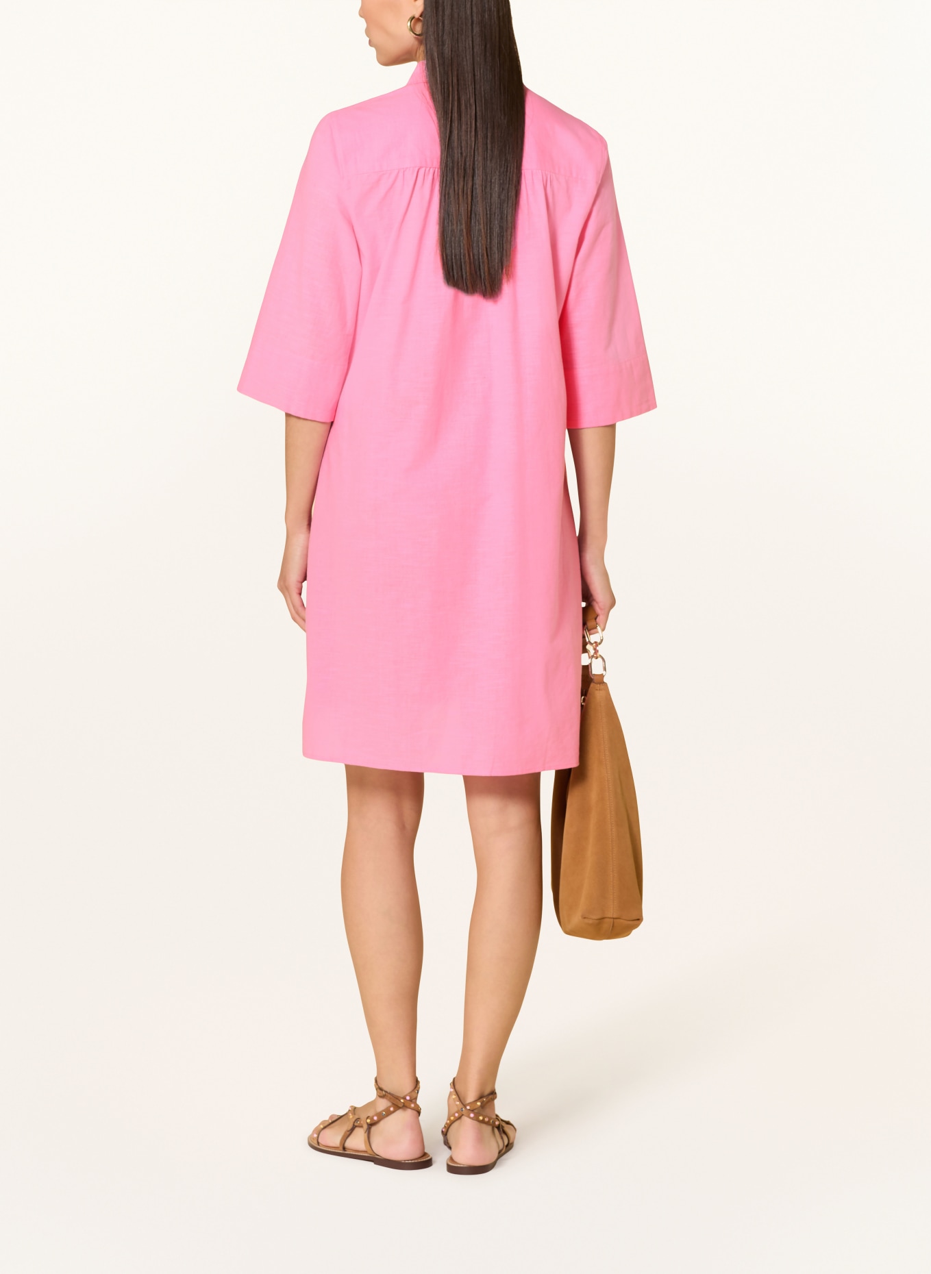 Lidea Strandkleid mit 3/4-Arm: ROSA