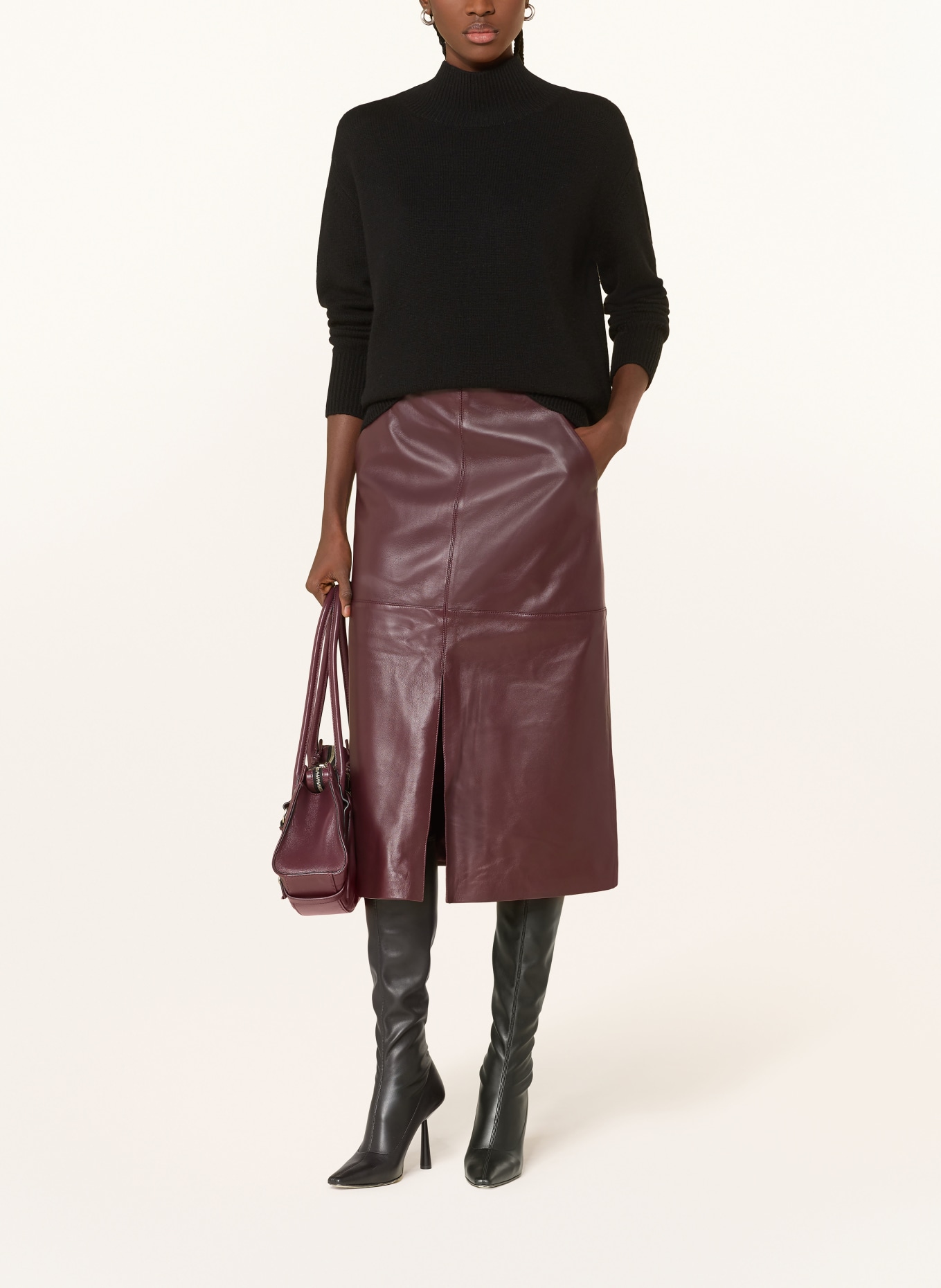 SLY 010 Lederrock VANJA: DUNKELROT