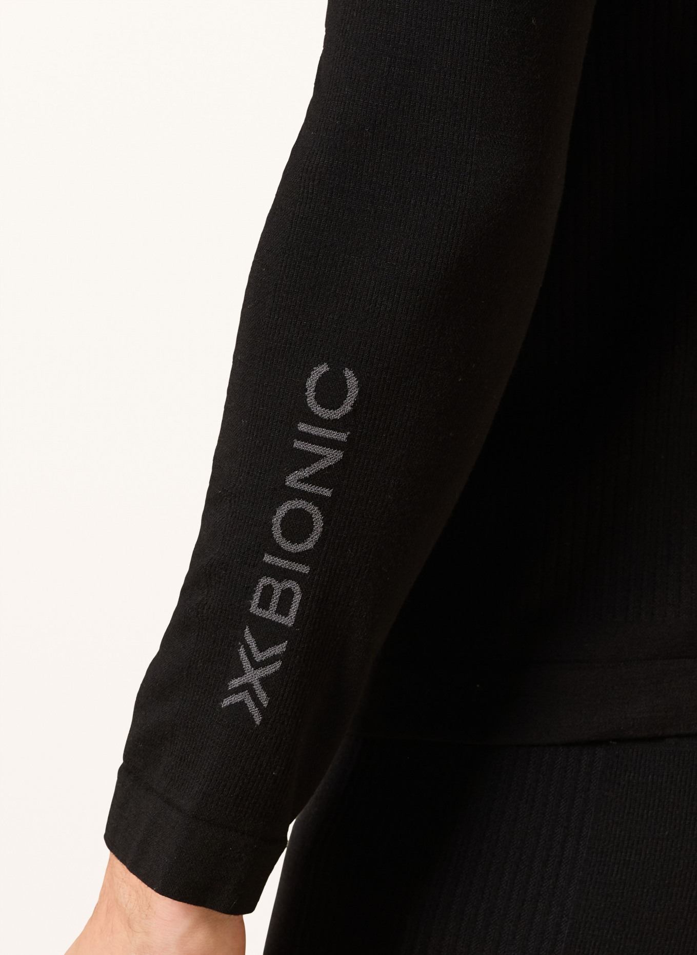 X-BIONIC Funktionswäsche-Shirt MIGHTYWOOL mit Merinowolle: SCHWARZ