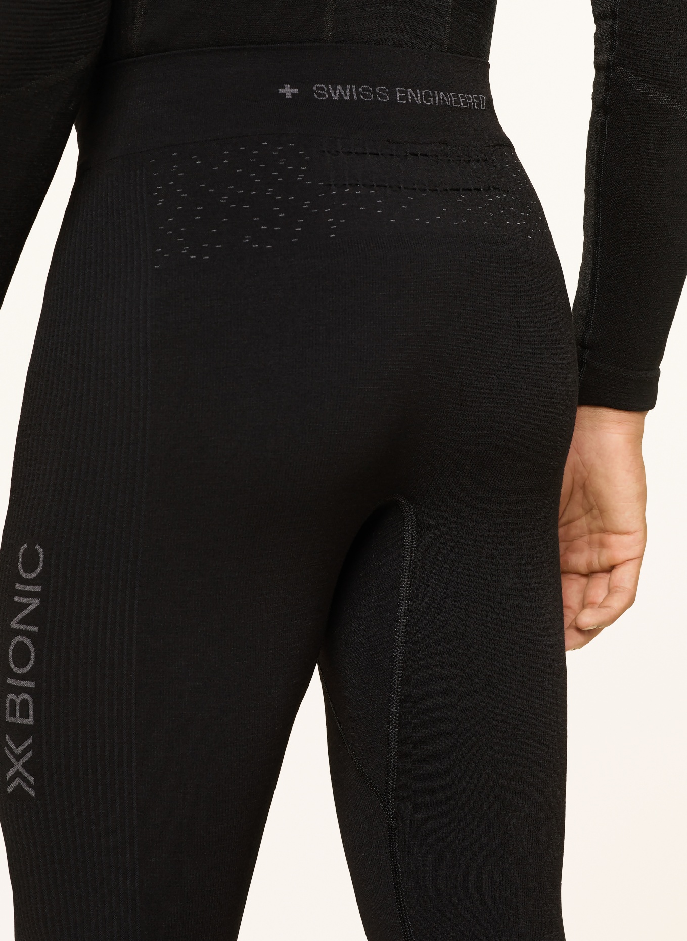 X-BIONIC MIGHTYWOOL functional underwear pants with merino wool: BLACK