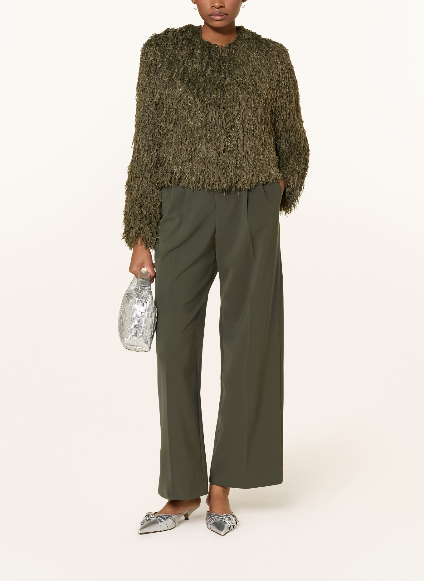 oui Kastenjacke: DUNKELGRÜN