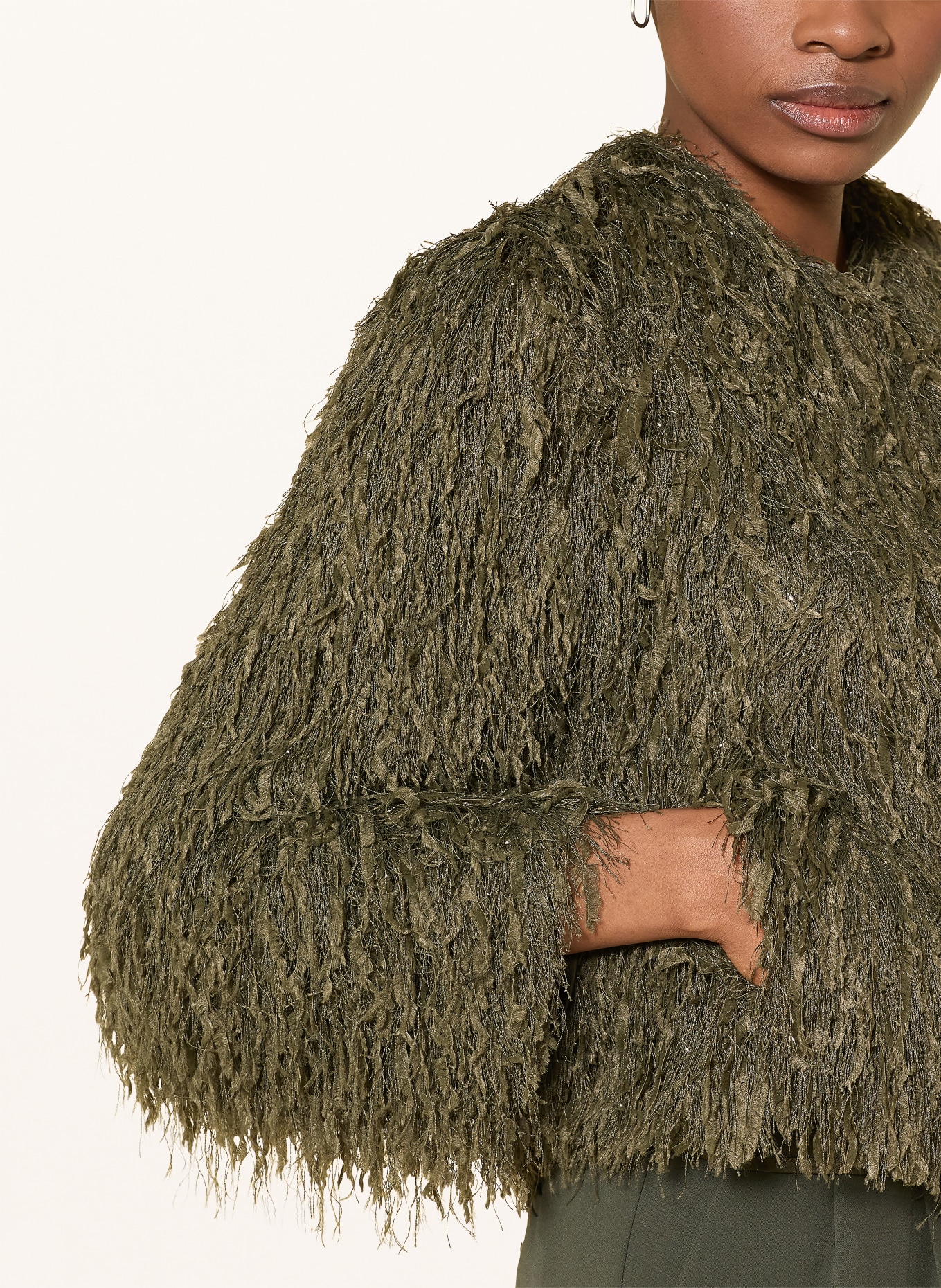 oui Kastenjacke: DUNKELGRÜN