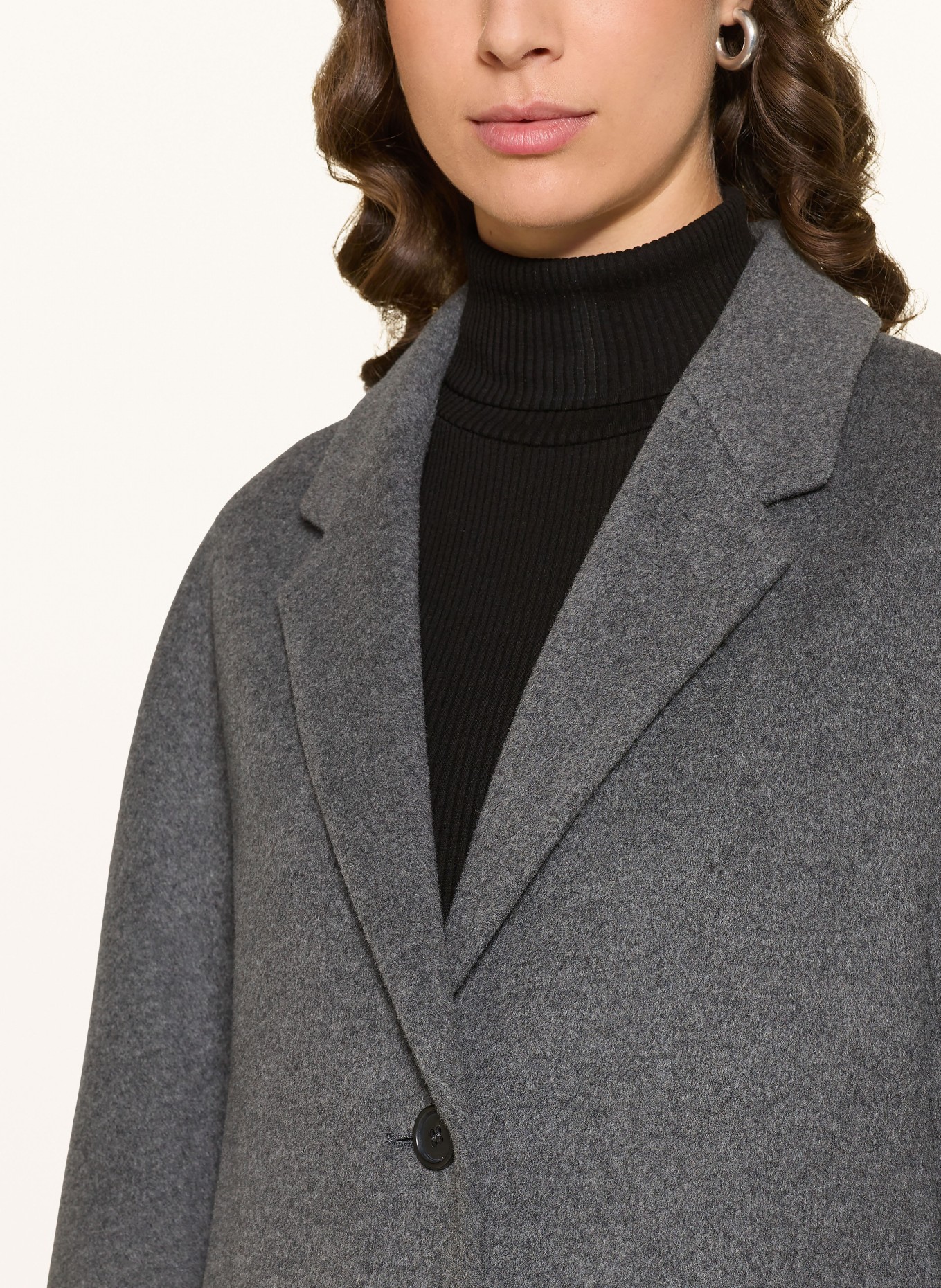 windsor. Wollmantel: GRAU