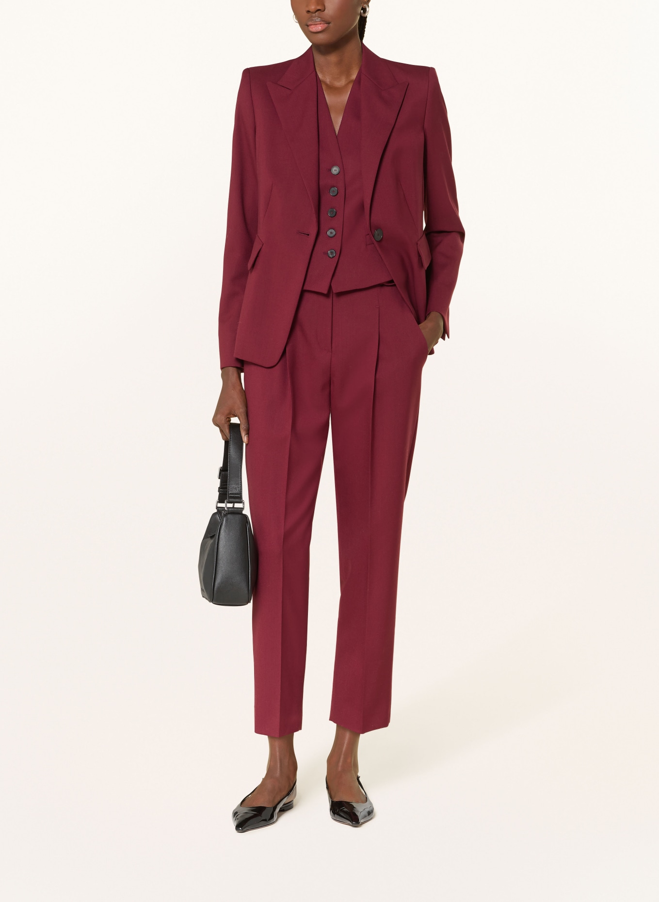 windsor. Blazer: DUNKELROT