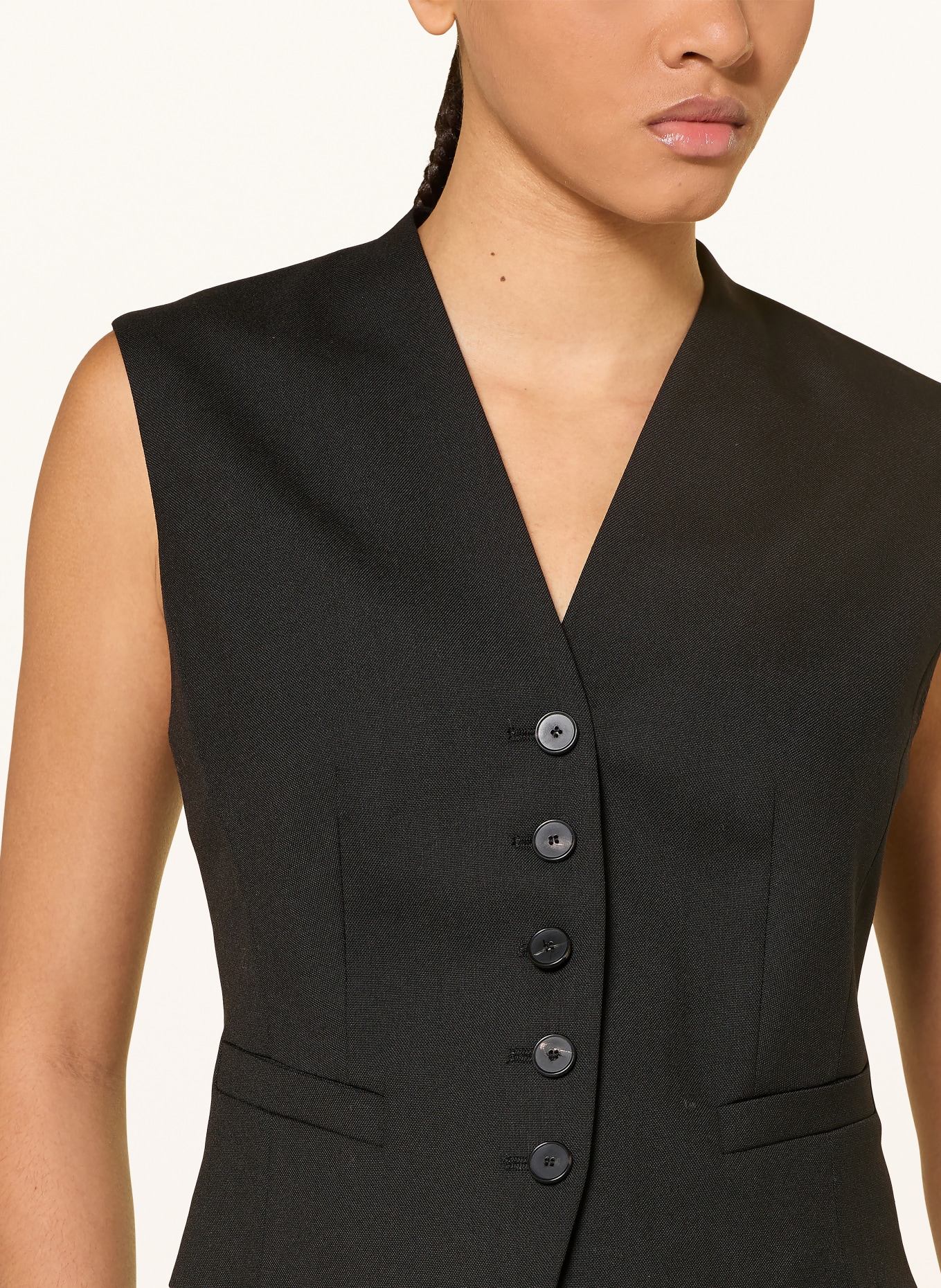 windsor. Blazerweste: SCHWARZ