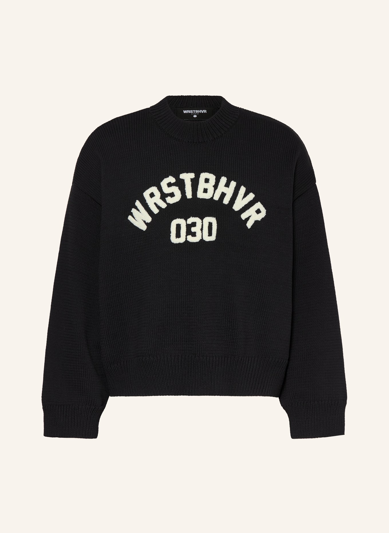 WRSTBHVR Pullover LUNA: SCHWARZ
