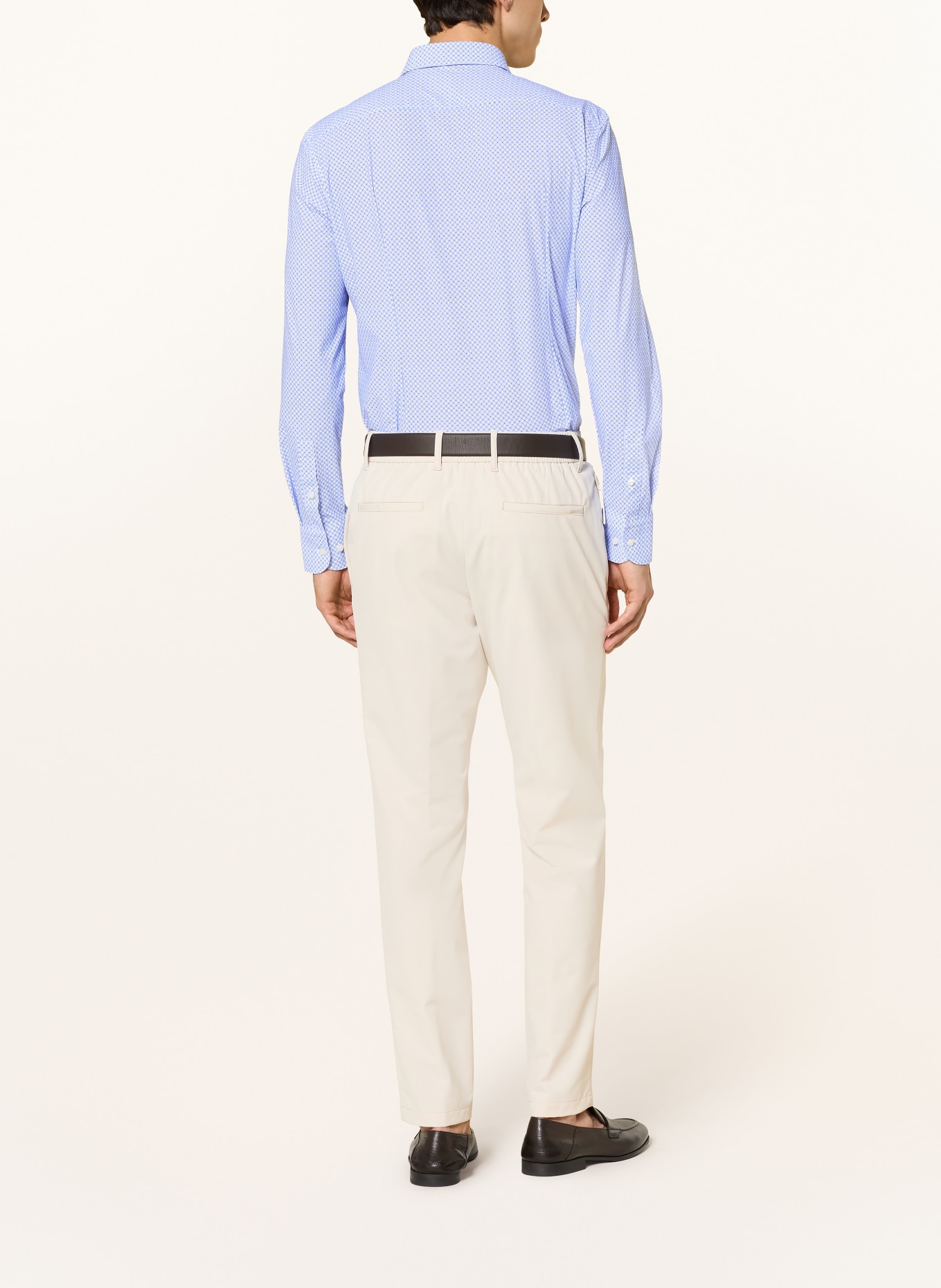 BOSS Hemd HANK PERFORMANCE Slim Fit: BLAU / WEISS / SCHWARZ