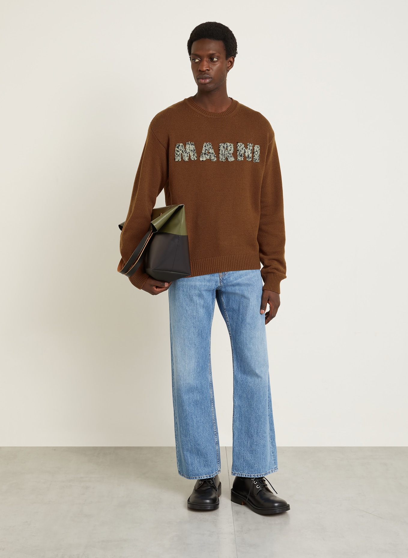 MARNI Pullover: BRAUN