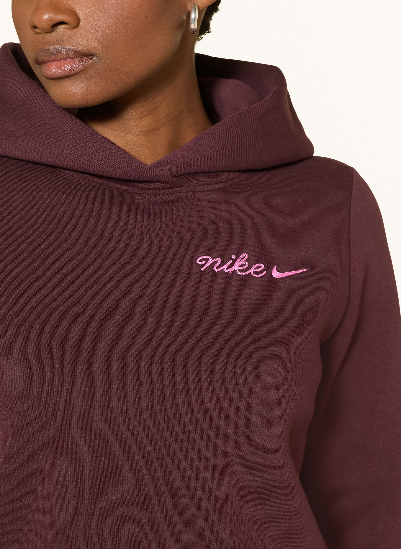 Nike Hoodie: DUNKELROT