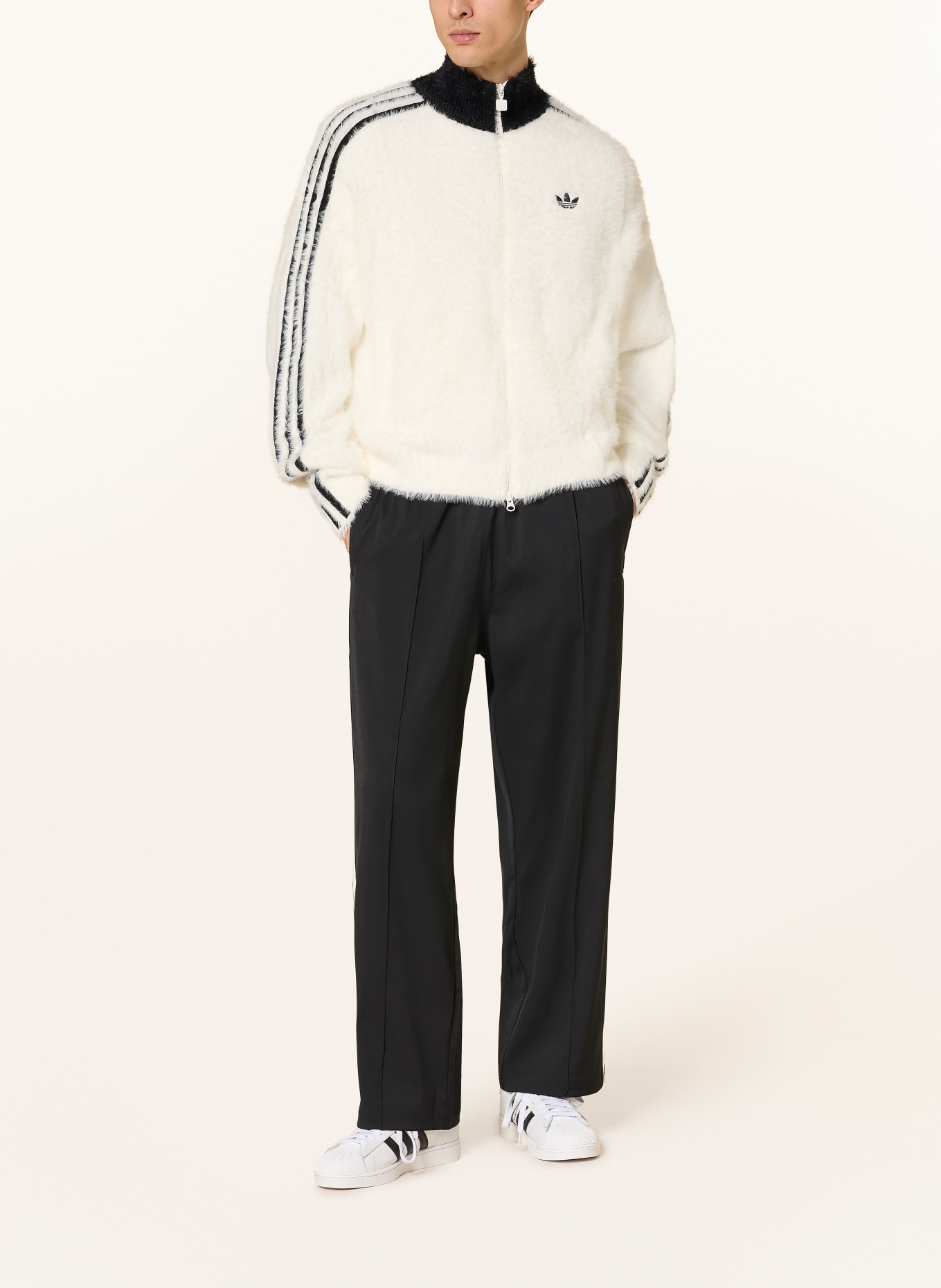 adidas Originals Trainingsjacke FM CLASSIC TT: WEISS / SCHWARZ