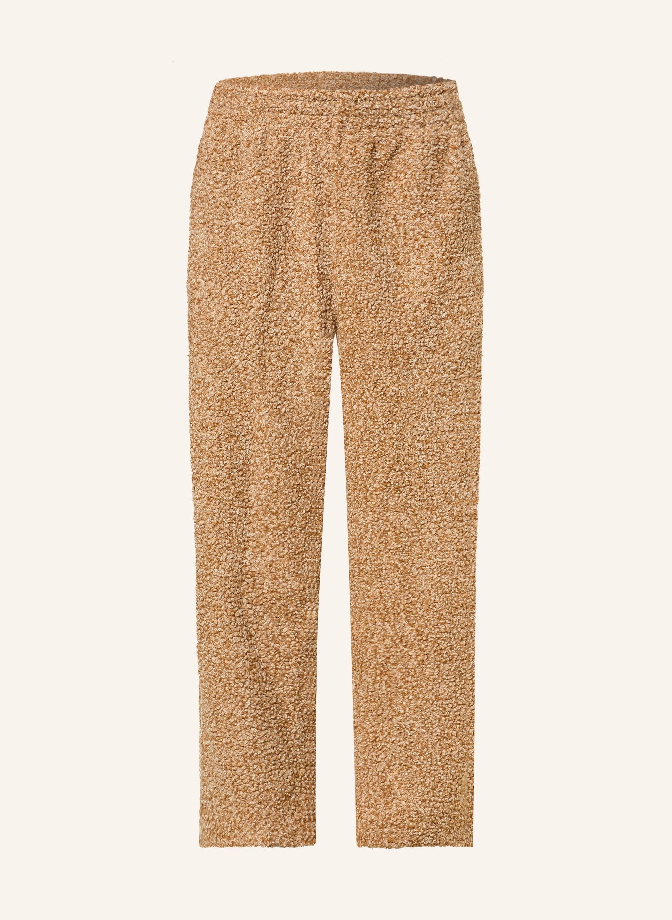 adidas Originals Sweatpants aus Bouclé: COGNAC / WEISS