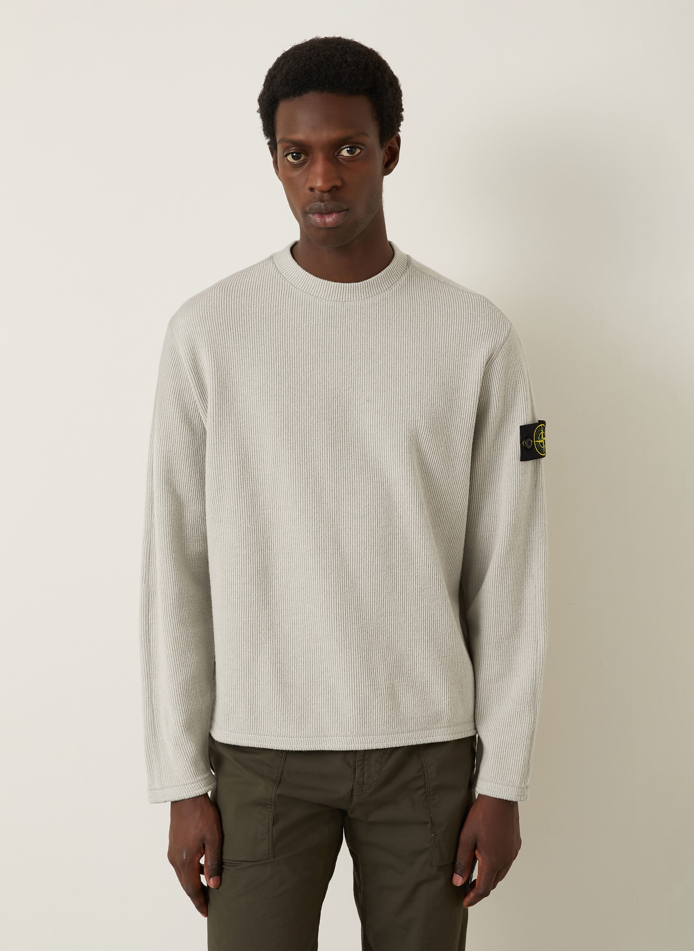 STONE ISLAND Pullover: HELLGRAU
