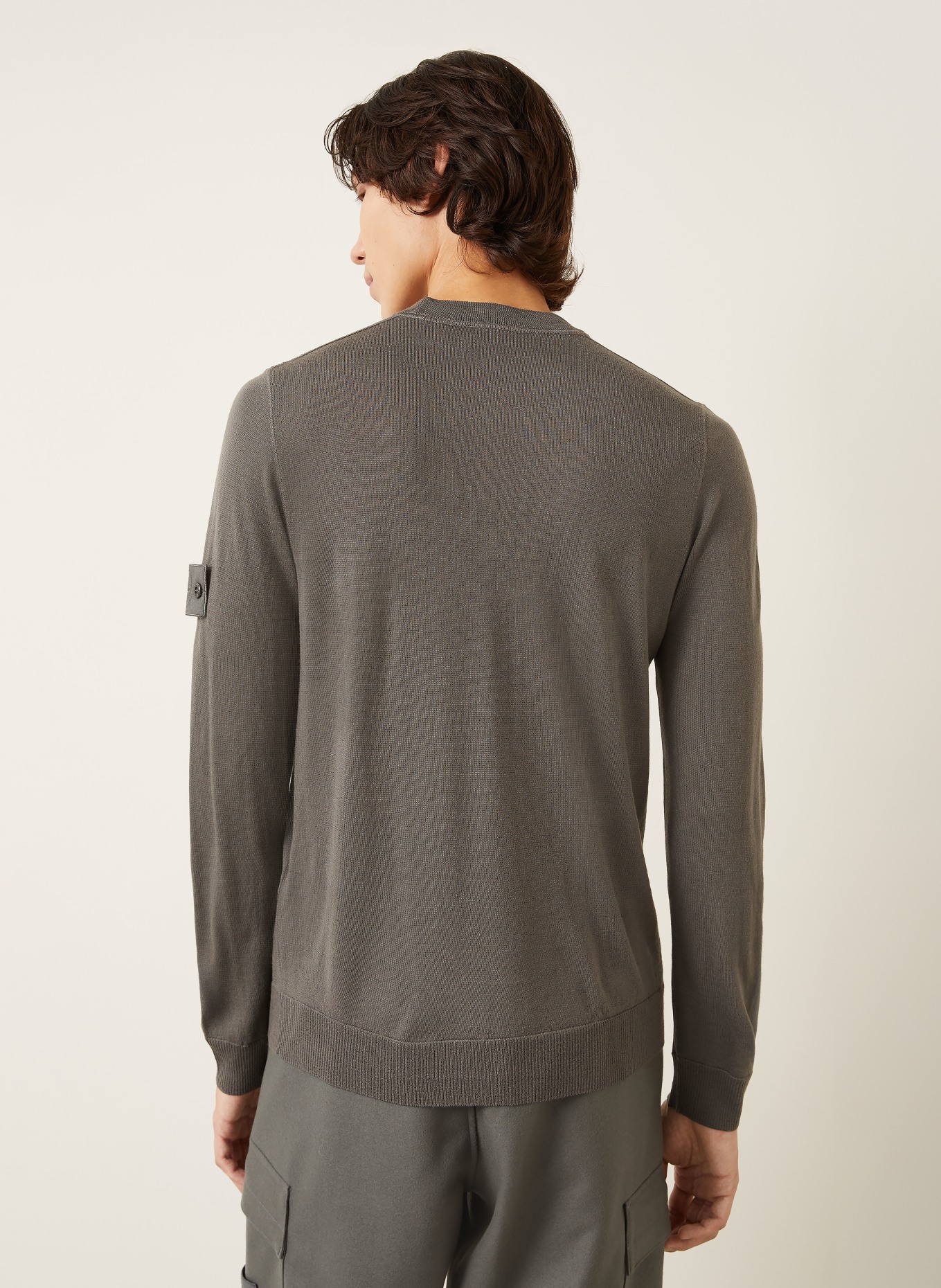 STONE ISLAND Pullover GHOST: DUNKELGRAU