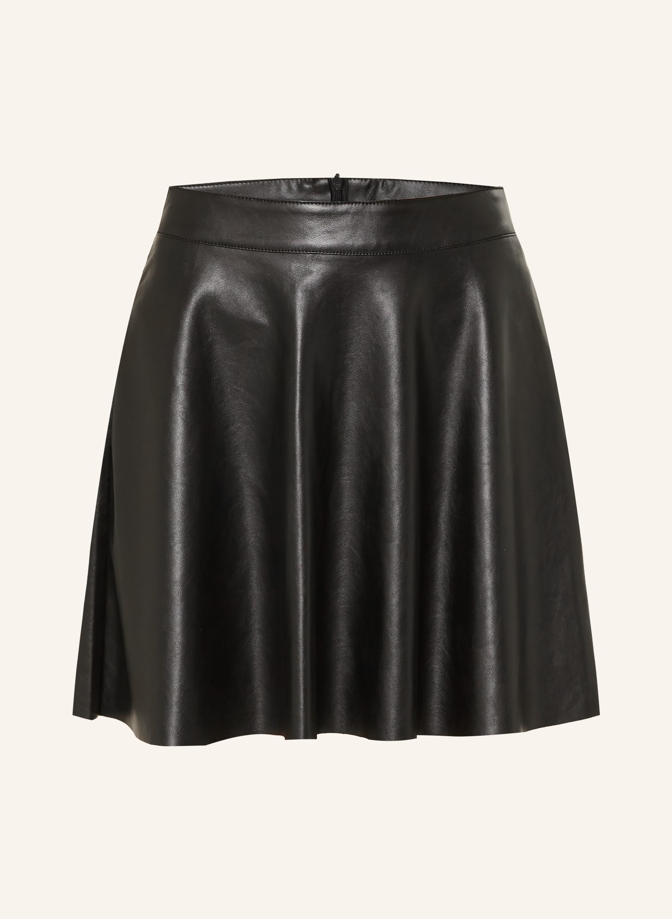 ONLY Rock in Lederoptik: SCHWARZ