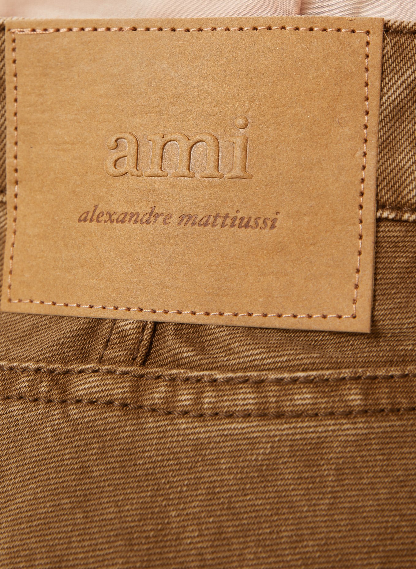AMI PARIS Jeansrock: BRAUN