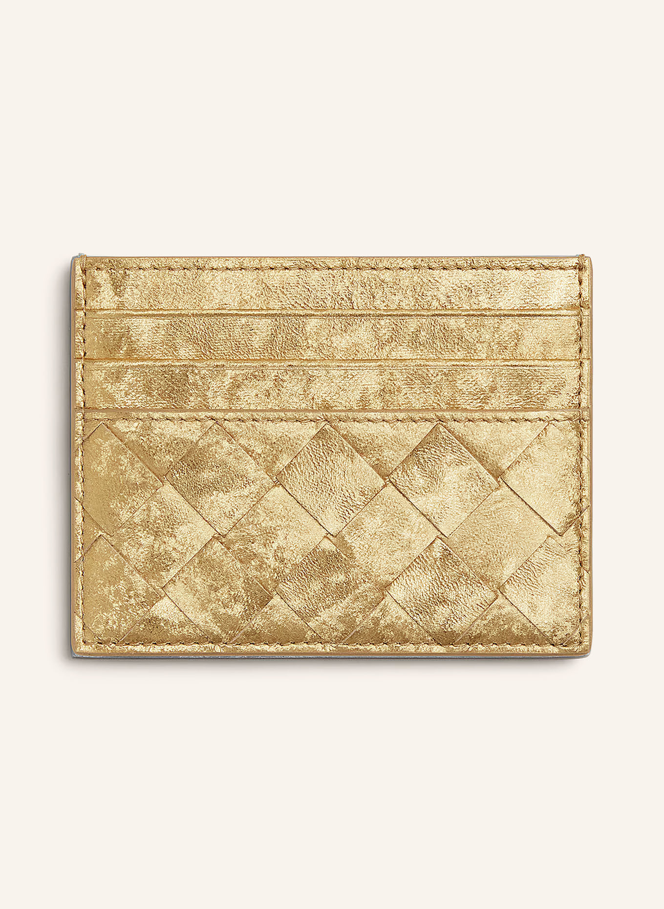 BOTTEGA VENETA Kartenetui: GOLD/GOLD